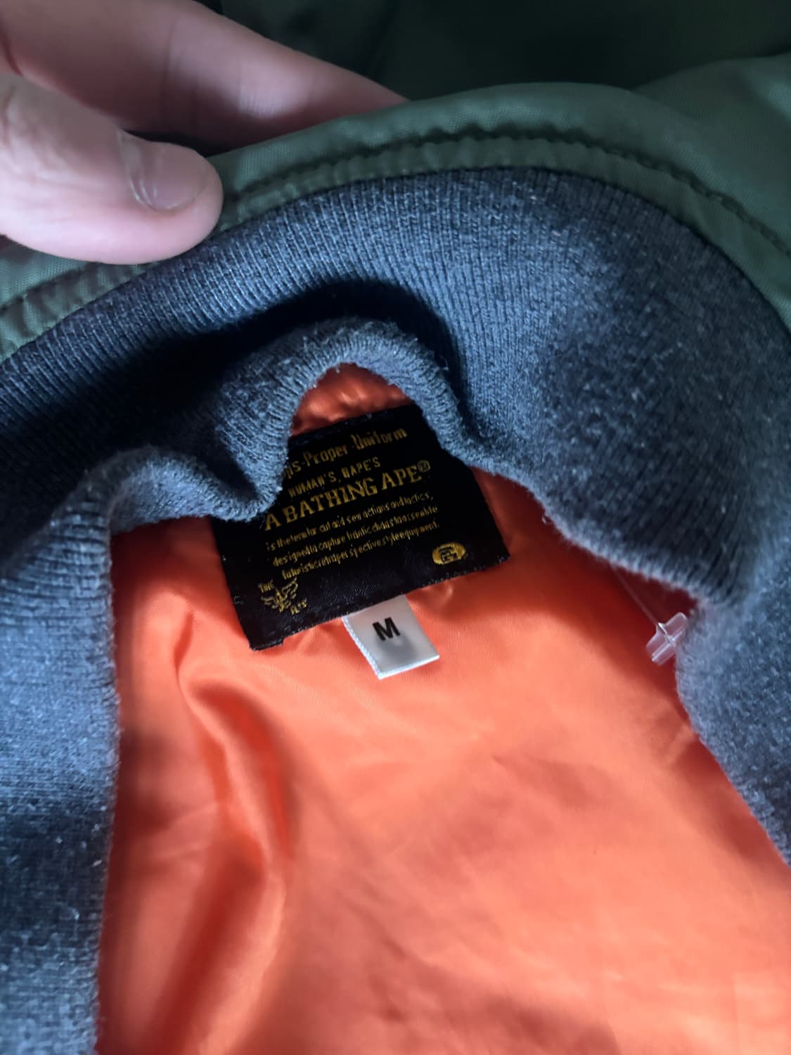 베이프 봄버자켓  상품이미지5