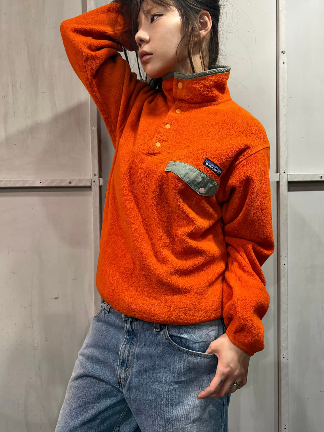 PATAGONIA synchilla orange fleece 상품이미지1