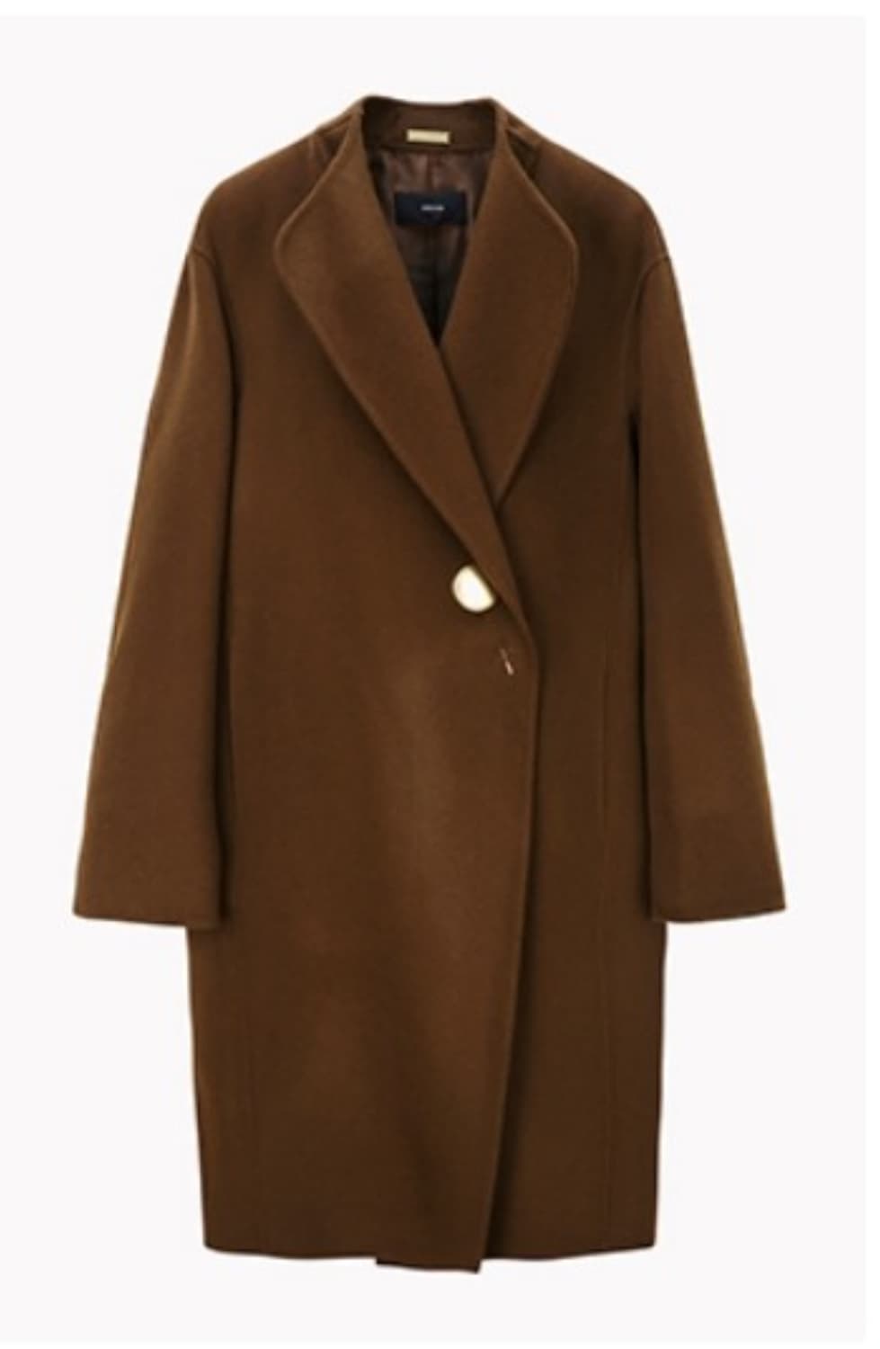 시스템 라운드 핀 포인트 울캐시미어 코트 M 상품이미지4