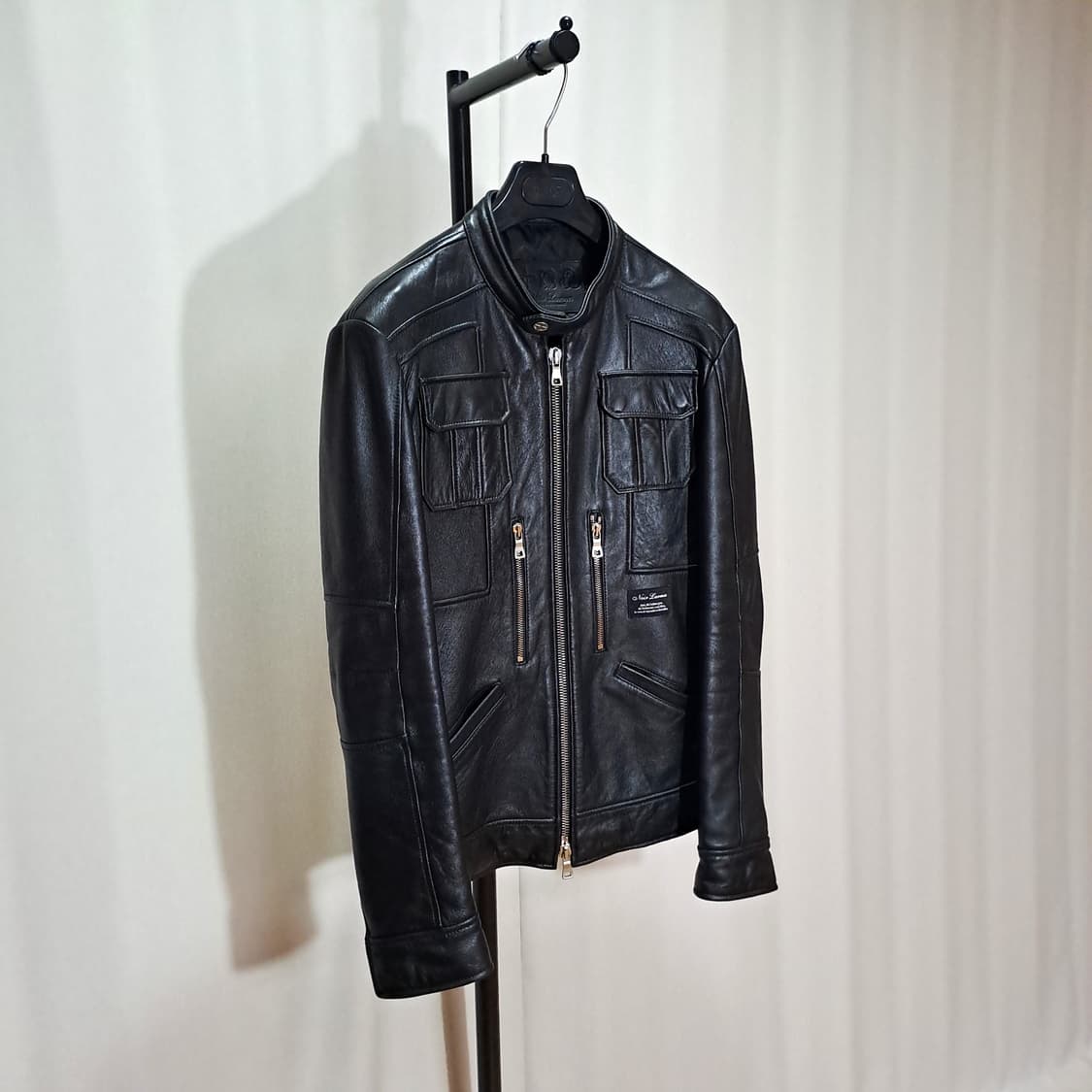 (택포) 느와르 라르메스 싱글 램스킨 자켓 48 A975 상품이미지3