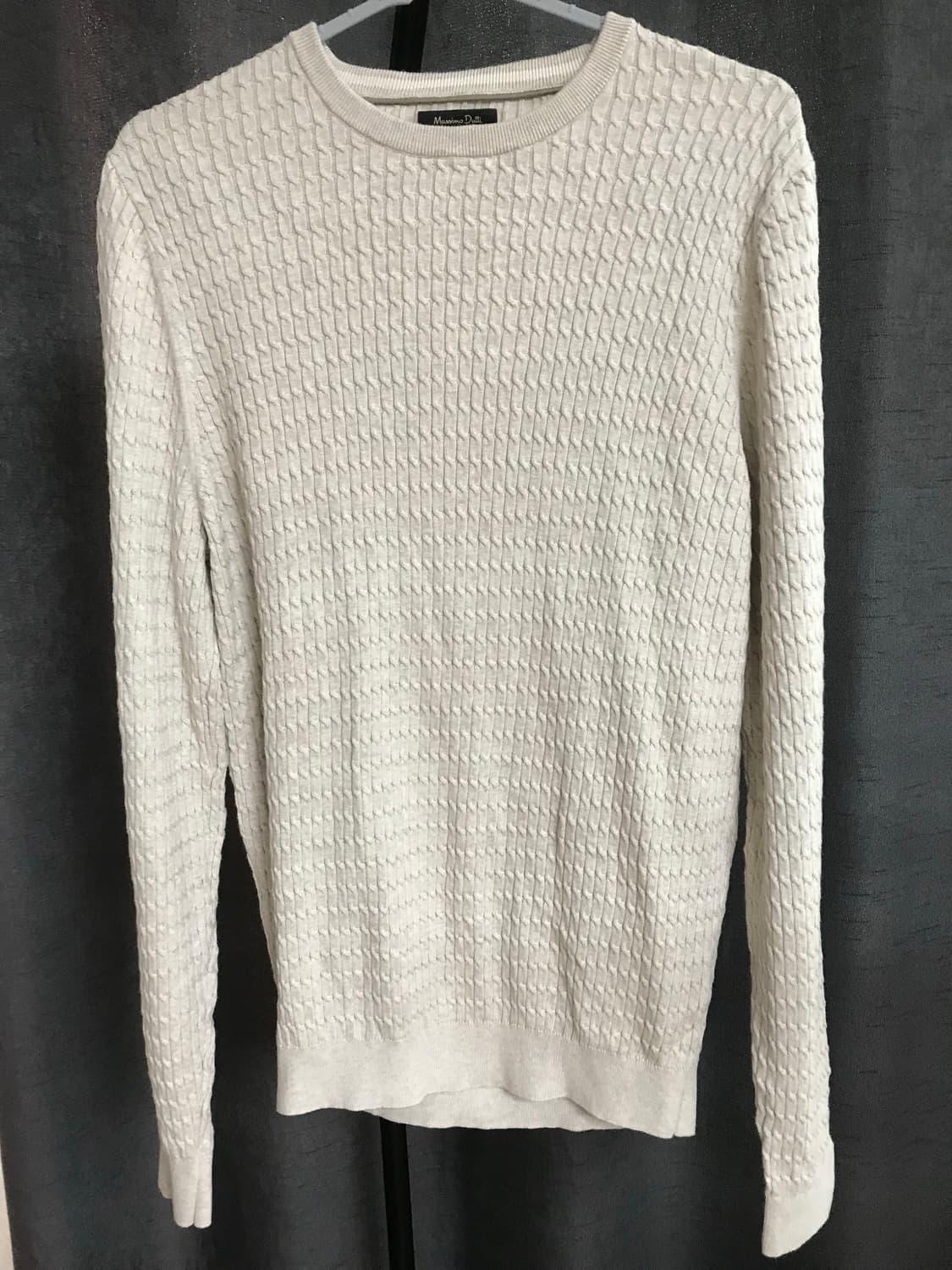 마시모 두띠 Massimo Dutti 엑스트라 파인 코튼 니트 L 상품이미지2