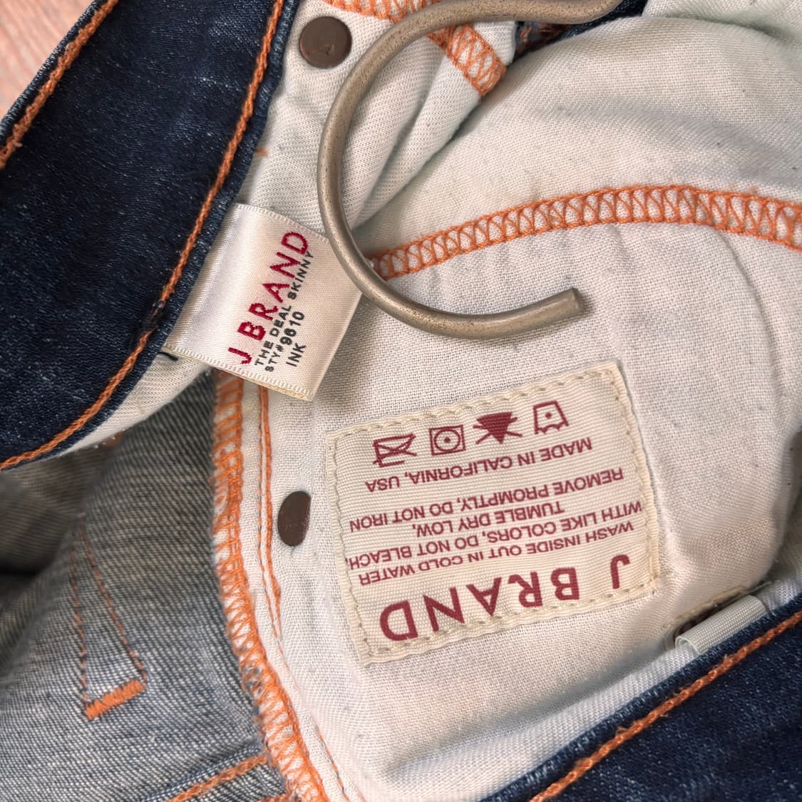J 제이브랜드 슬림 스키니진 26 스판 데님 청바지 미국 수입 상품이미지6