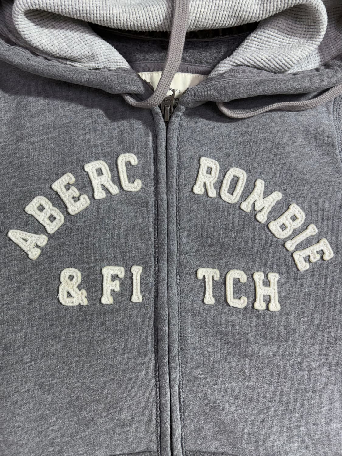 아베크롬비 그레이 딱붙핏 후드집업  상품이미지6