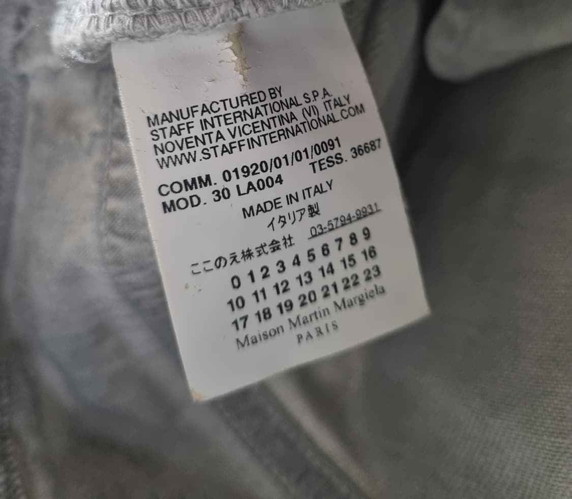 09SS Martin margiela washed Jean grey 46 상품이미지5