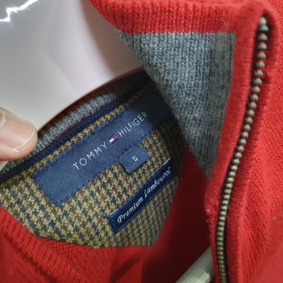 타미힐피거 프리미엄 메리노 울 집업 니트(95) 상품이미지9