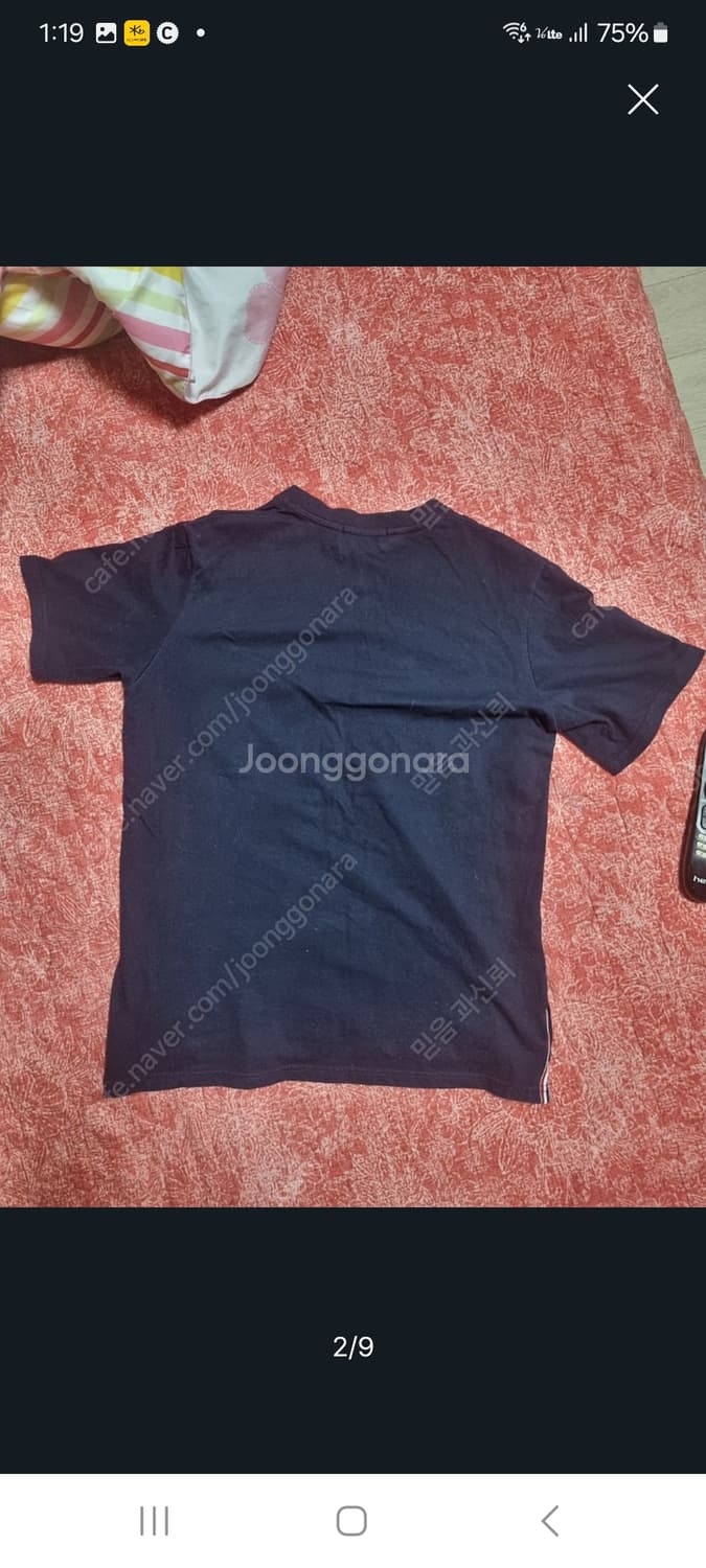 톰브라운 V넥티셔츠.      95 상품이미지2