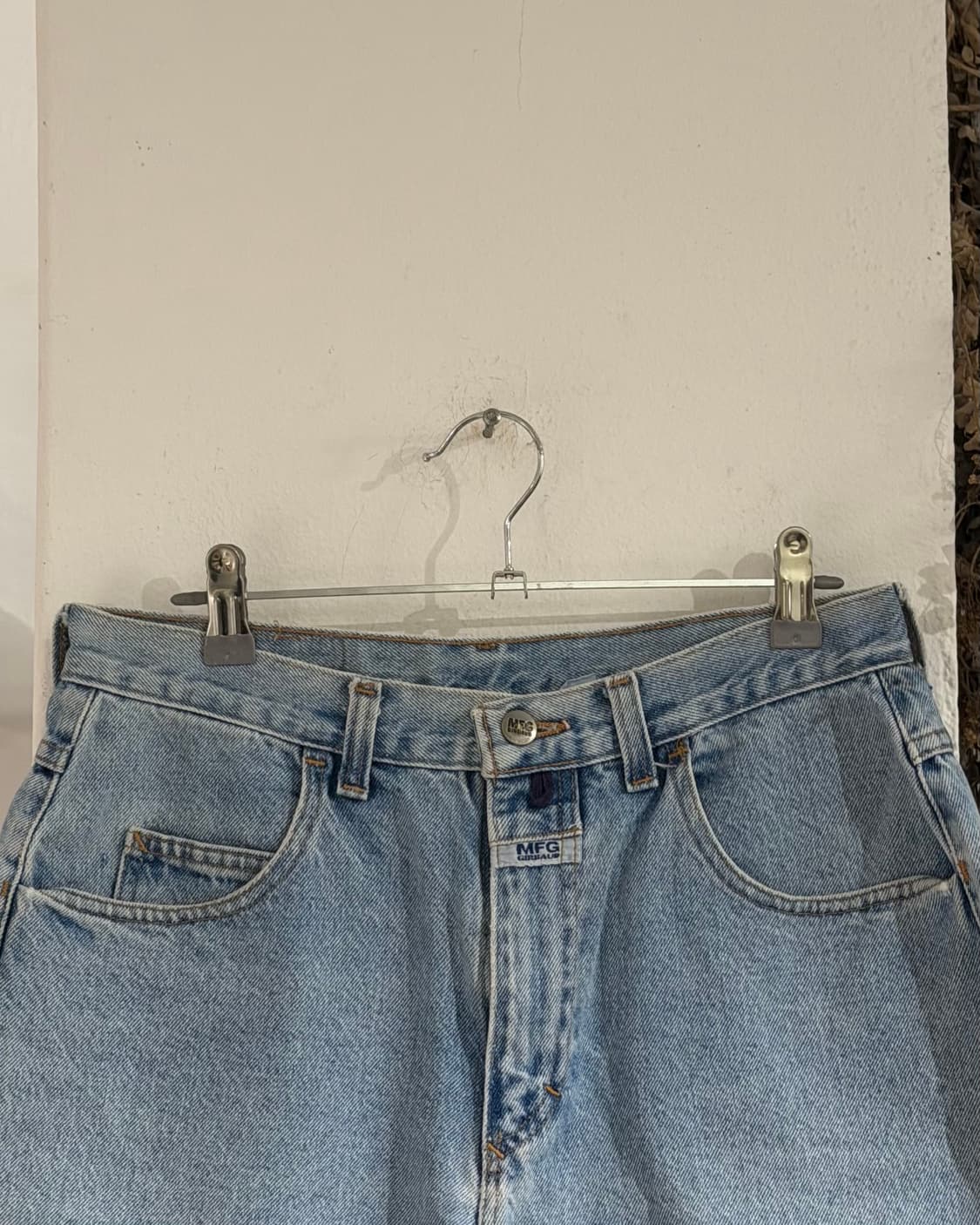 마리떼 프랑소와 저버 데님 숏팬츠 상품이미지2