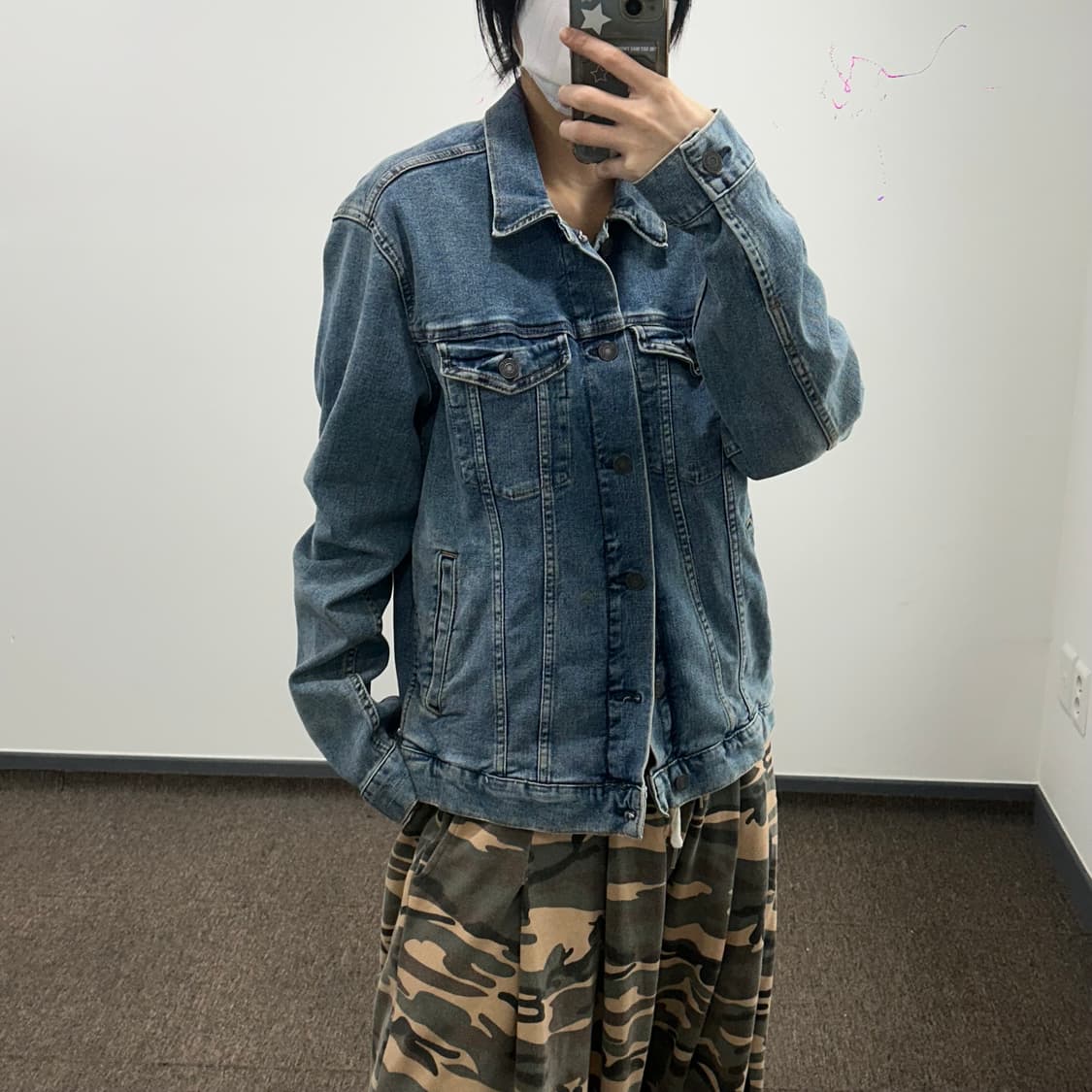 Gap 갭 데님 트러커 워싱 자켓 상품이미지1