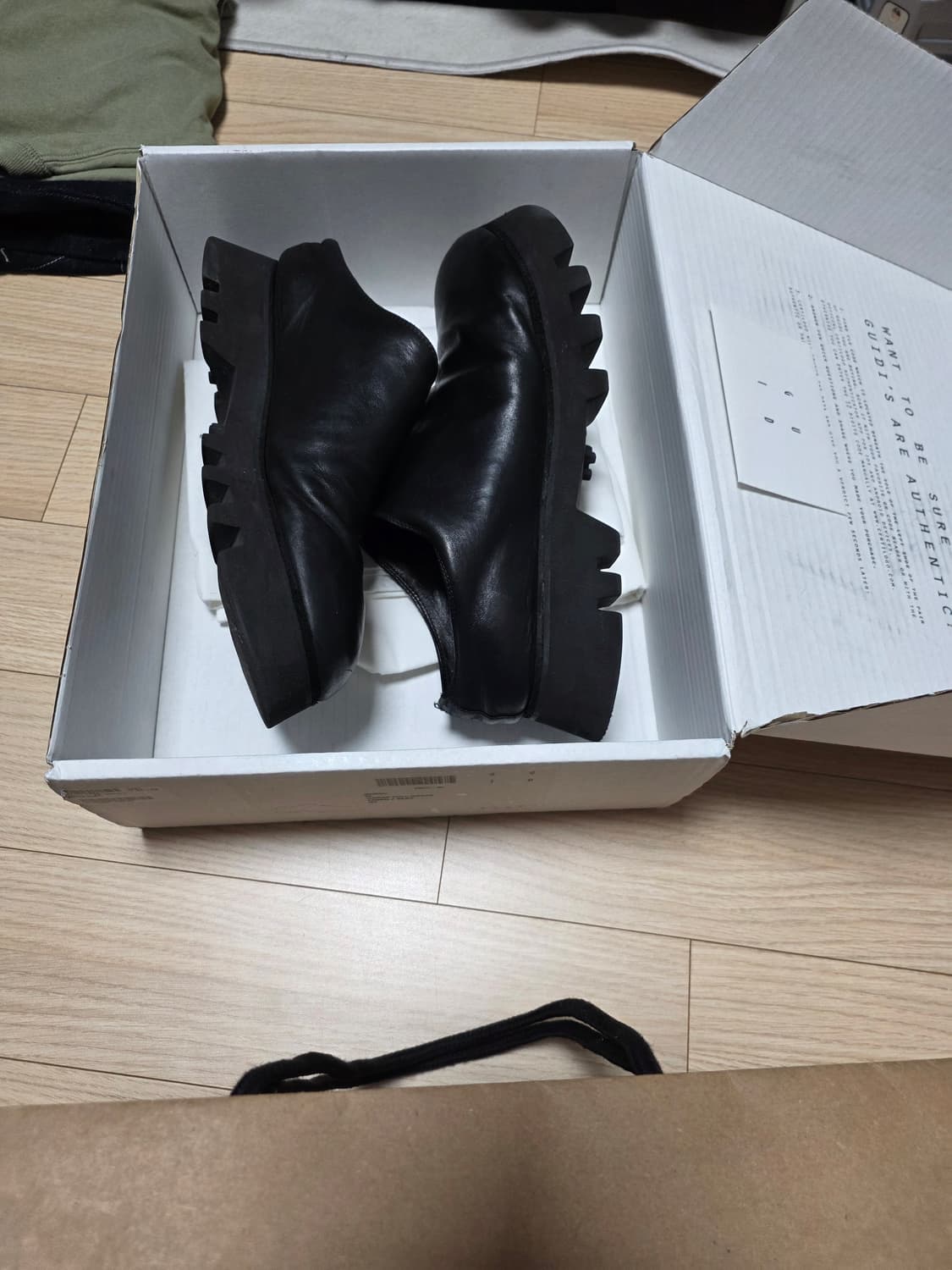 구이디 guidi horse full grain 뮬 상품이미지5
