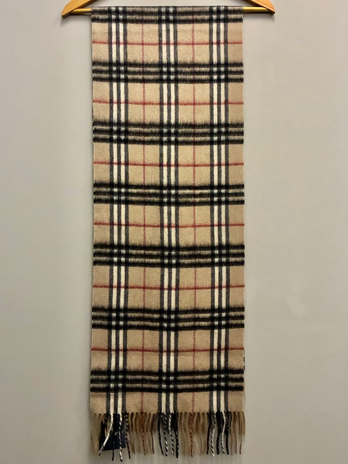 BURBERRY 버버리 런던 체크 램스울 머플러 목도리 상품이미지5