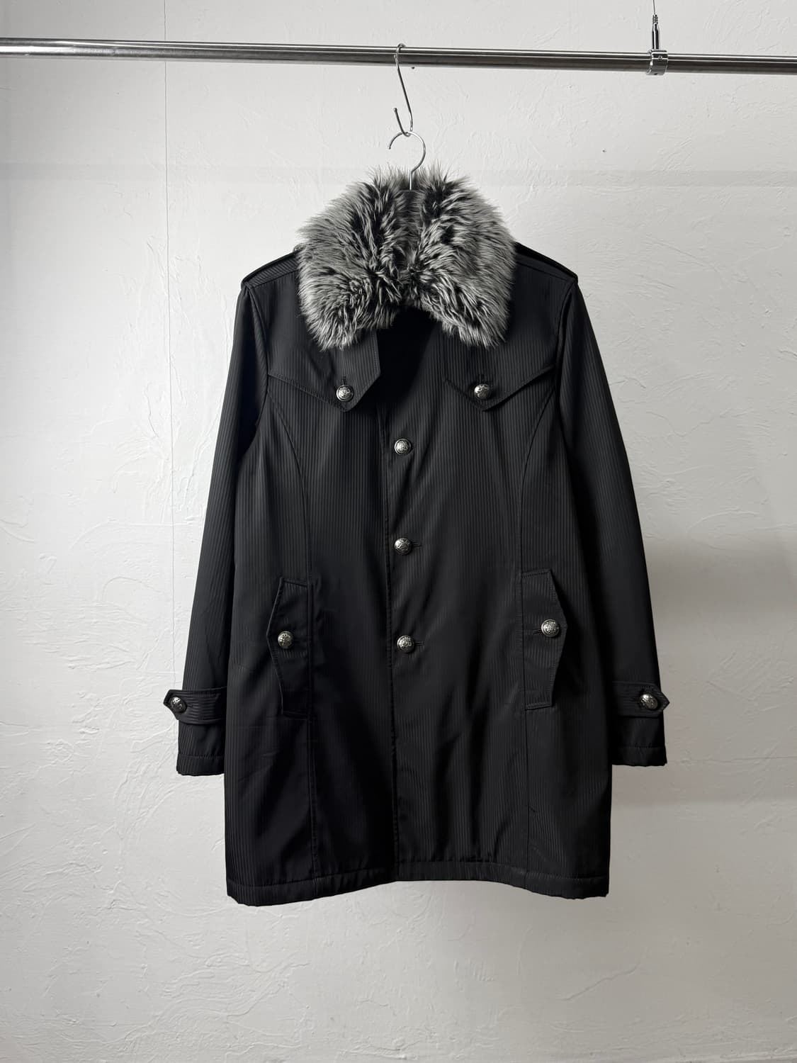 Semantic Design 퍼 트리밍 코트 상품이미지1