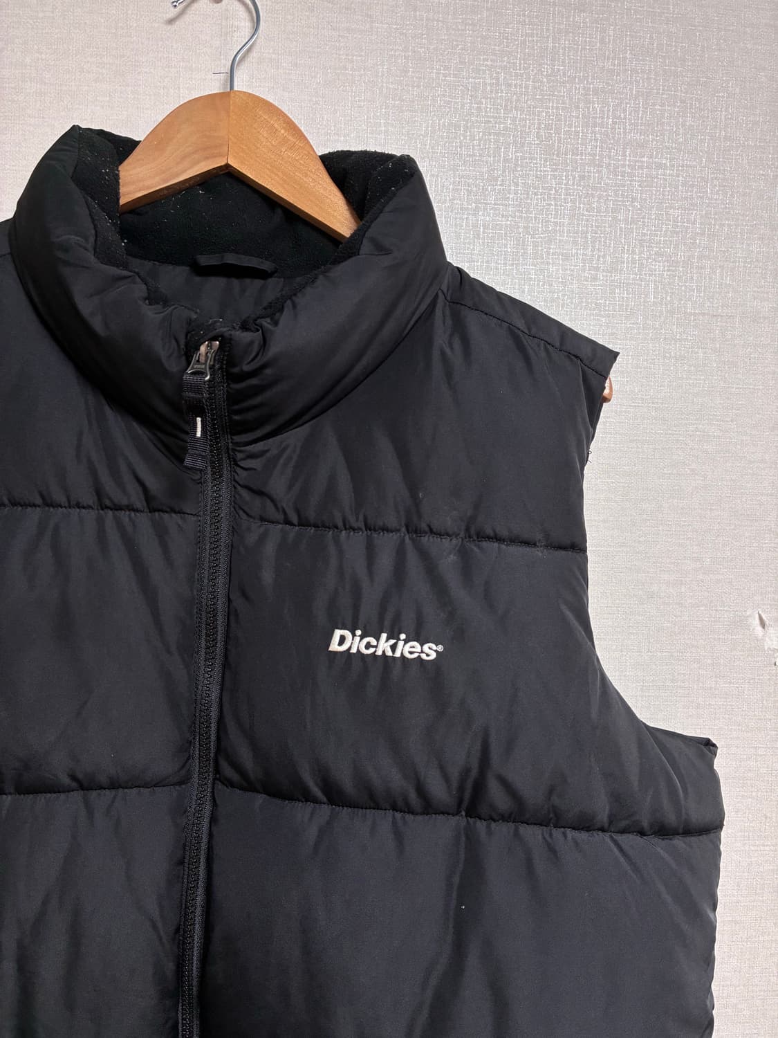 빈티지 디키즈 패딩조끼 블랙 XL 상품이미지1