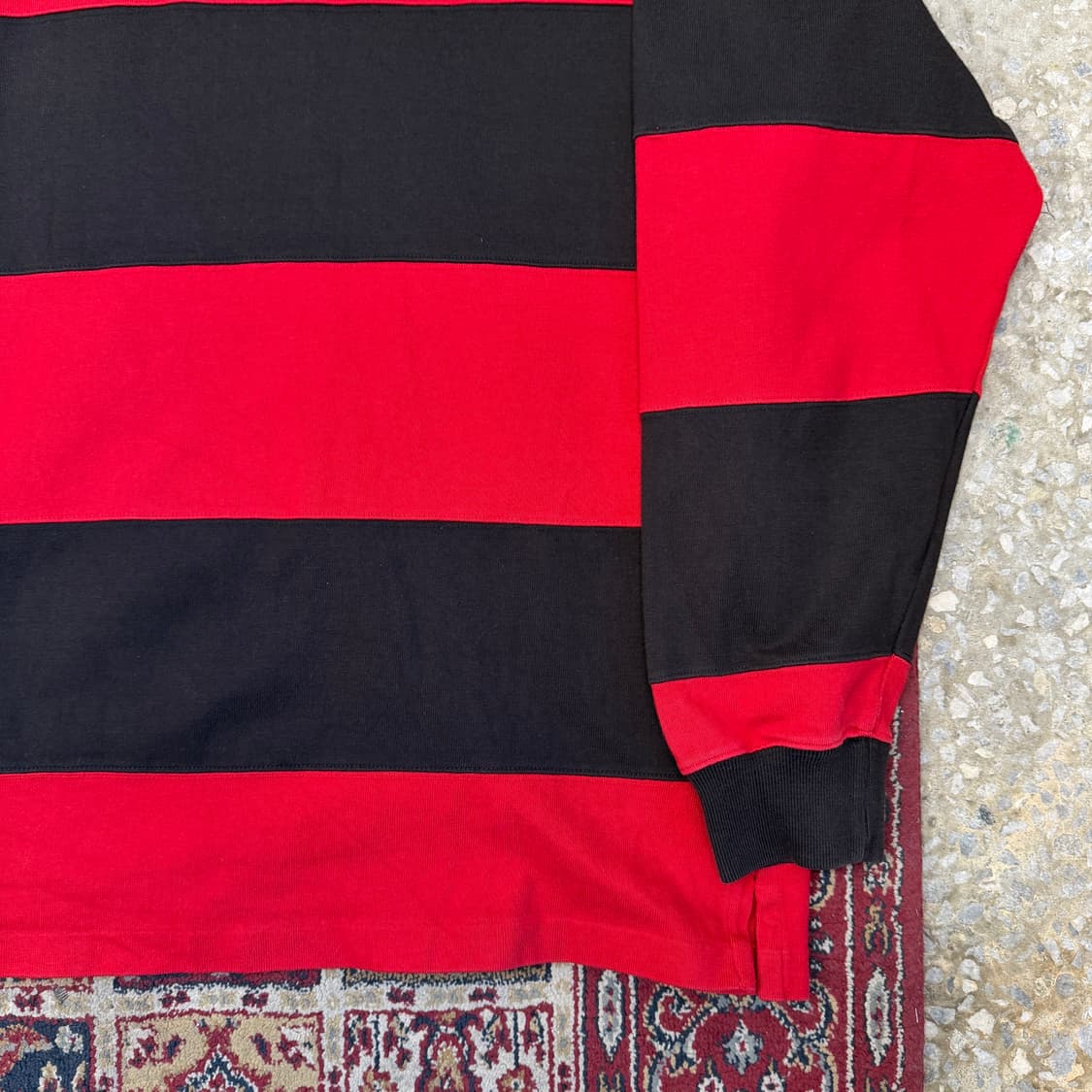 90s 폴로스포츠 스트라이프 럭비셔츠 [ 110 ] 상품이미지3