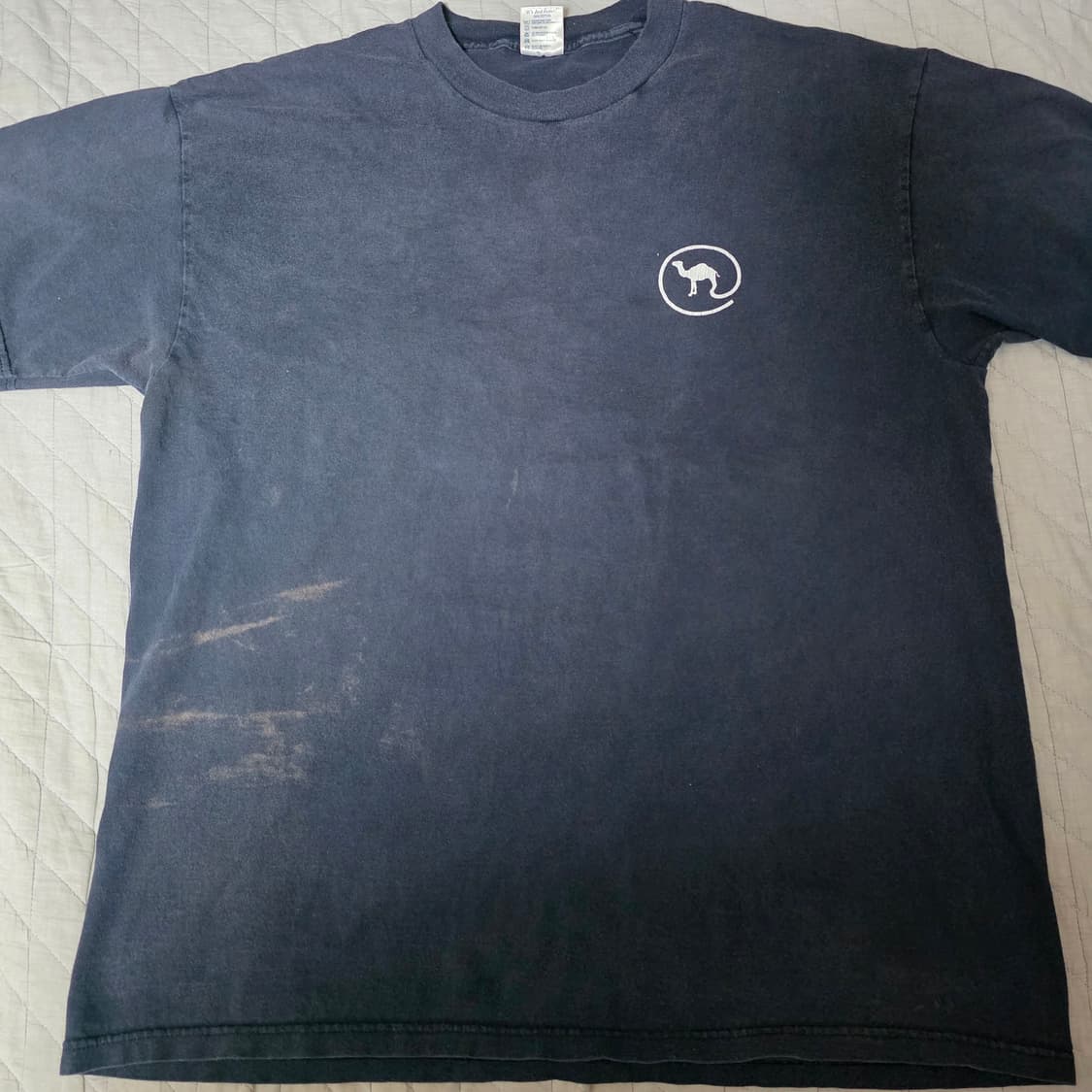 [XL] 90s 카멜 where it's@ 빈티지 티셔츠 ver. 블리칭 상품이미지5