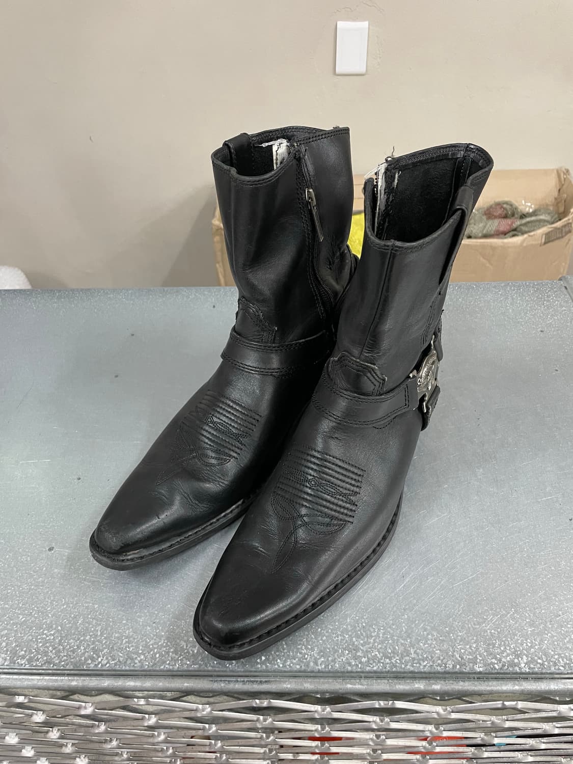 할리데이비슨 블랙 라이딩 부츠 uk8.5 상품이미지2