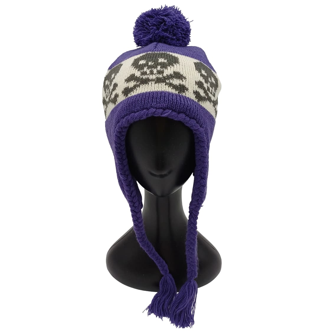 일본 빈티지 키즈 비니 방울 귀달이 모자 [BSF10445-154-27] 상품이미지1