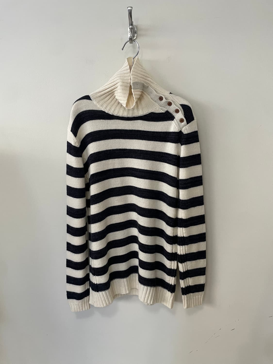 vintage button-up turtleneck knit 상품이미지2