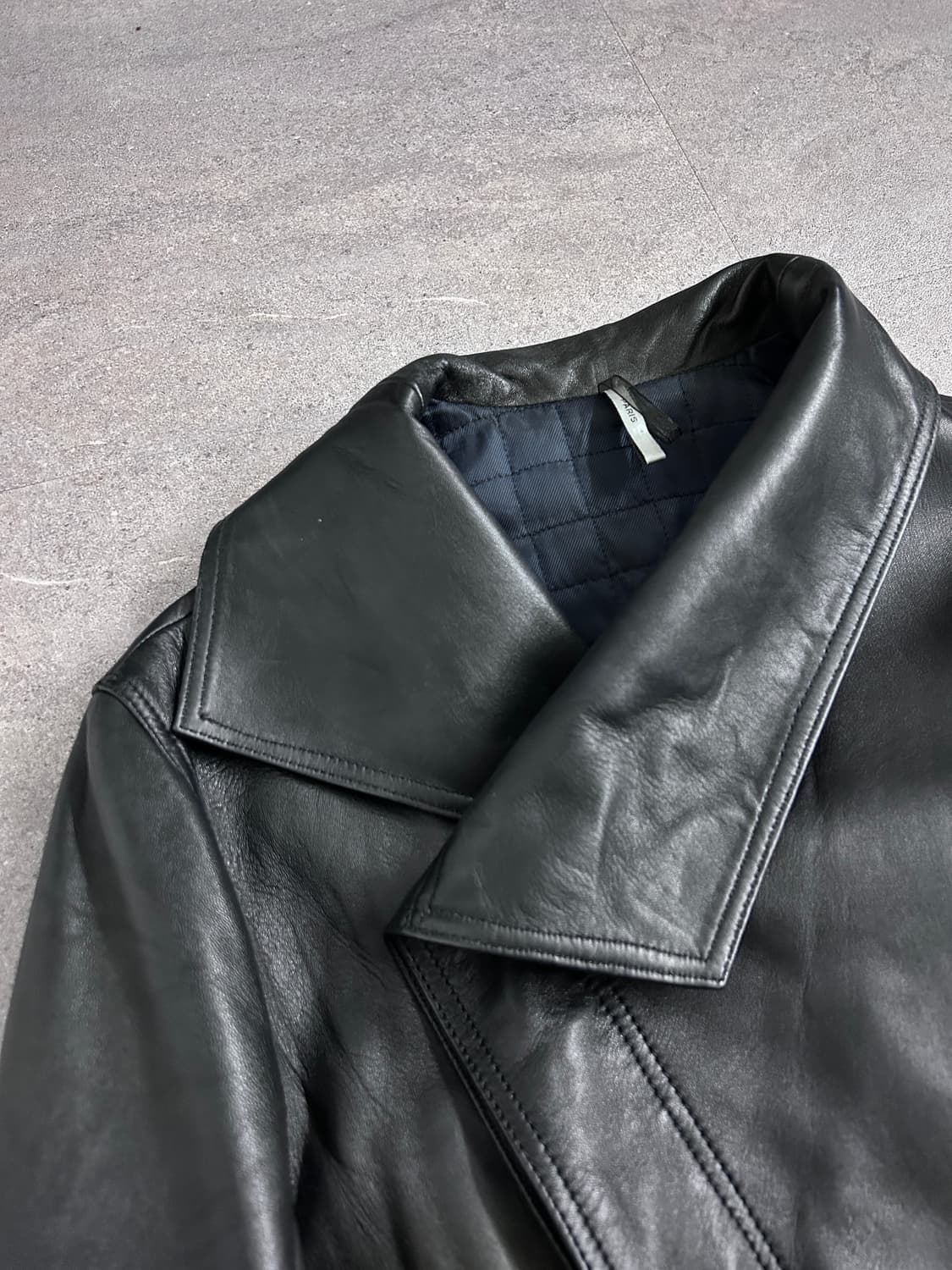 디올 옴므 09fw 비대칭 램스킨 자켓 상품이미지5