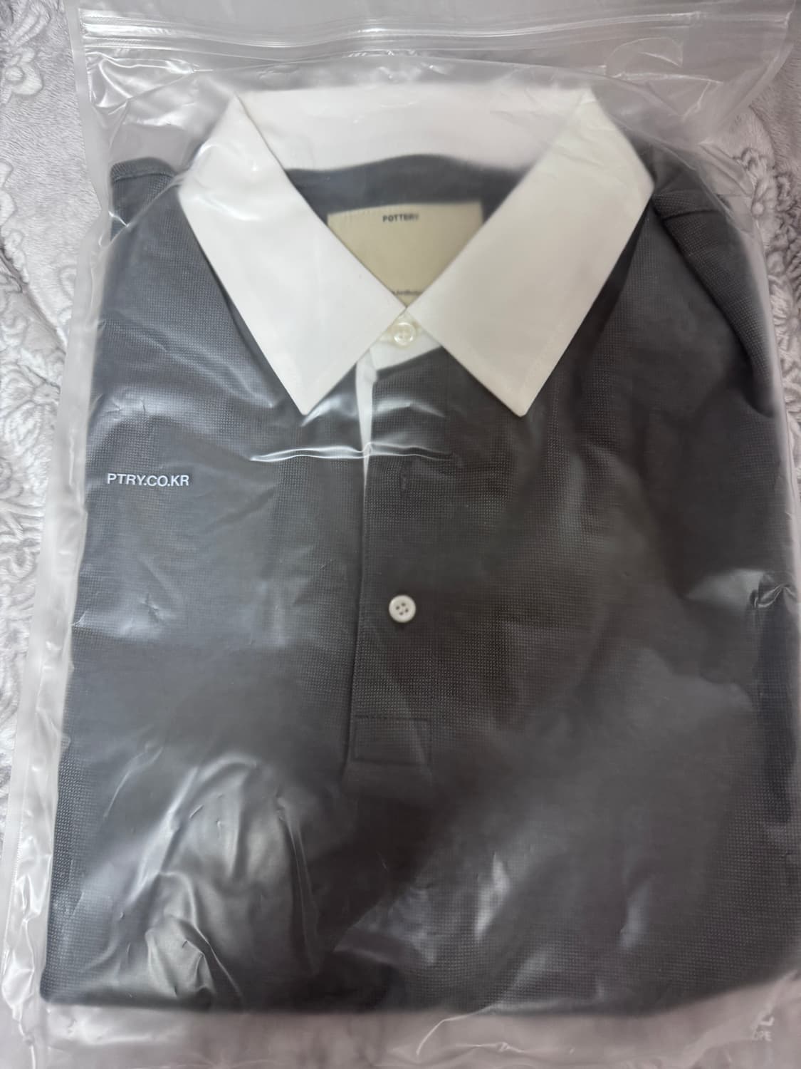 포터리 럭비 롱슬리브 티셔츠 차콜 2 새상품 상품이미지1