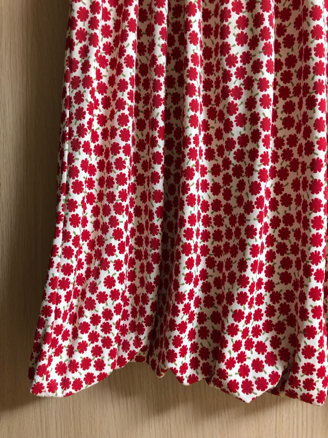 레드 슬리브리스 펌킨 미니 원피스 상품이미지4