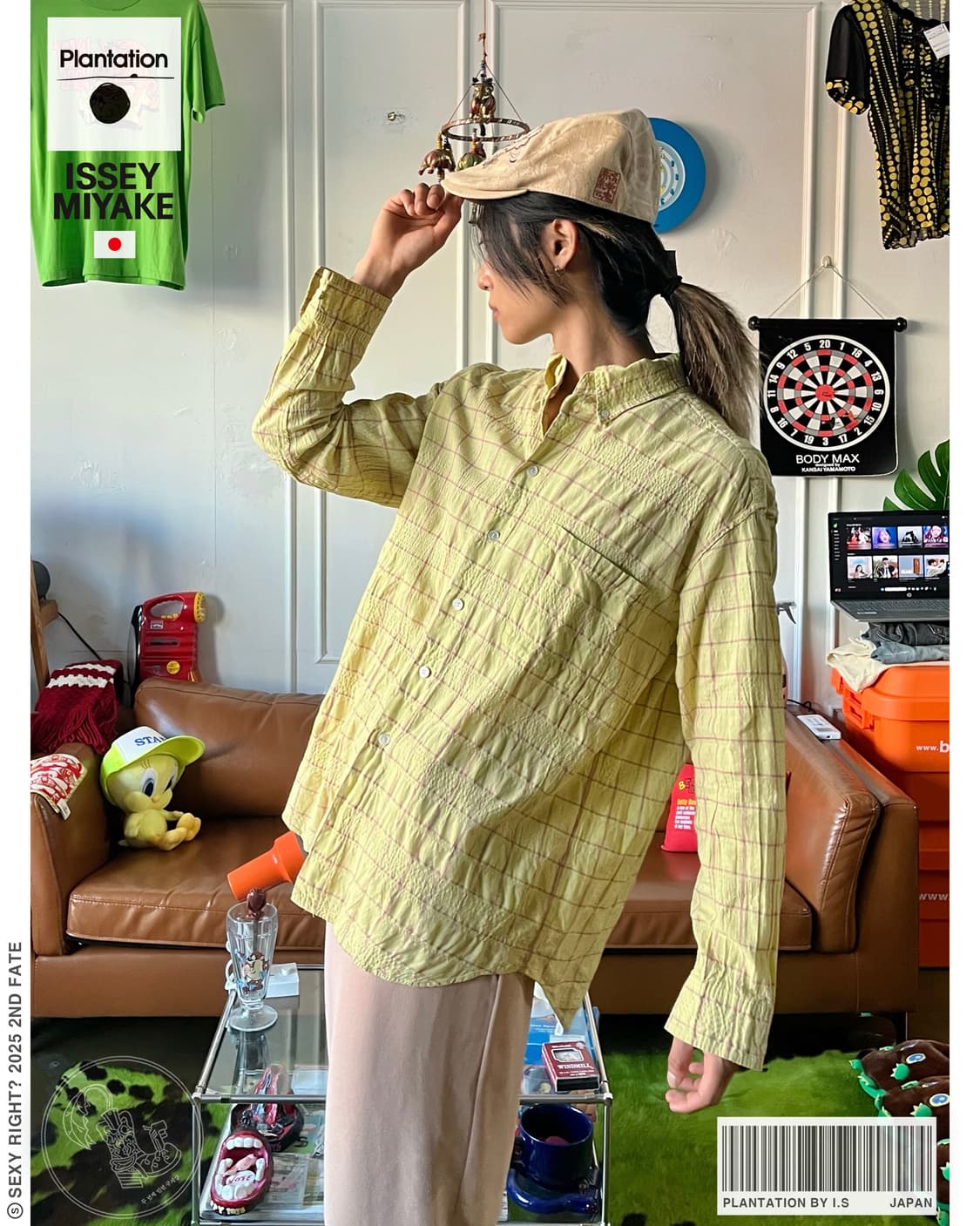 1990s ISSEY MIYAKE Plantation Big Shirt 상품이미지1