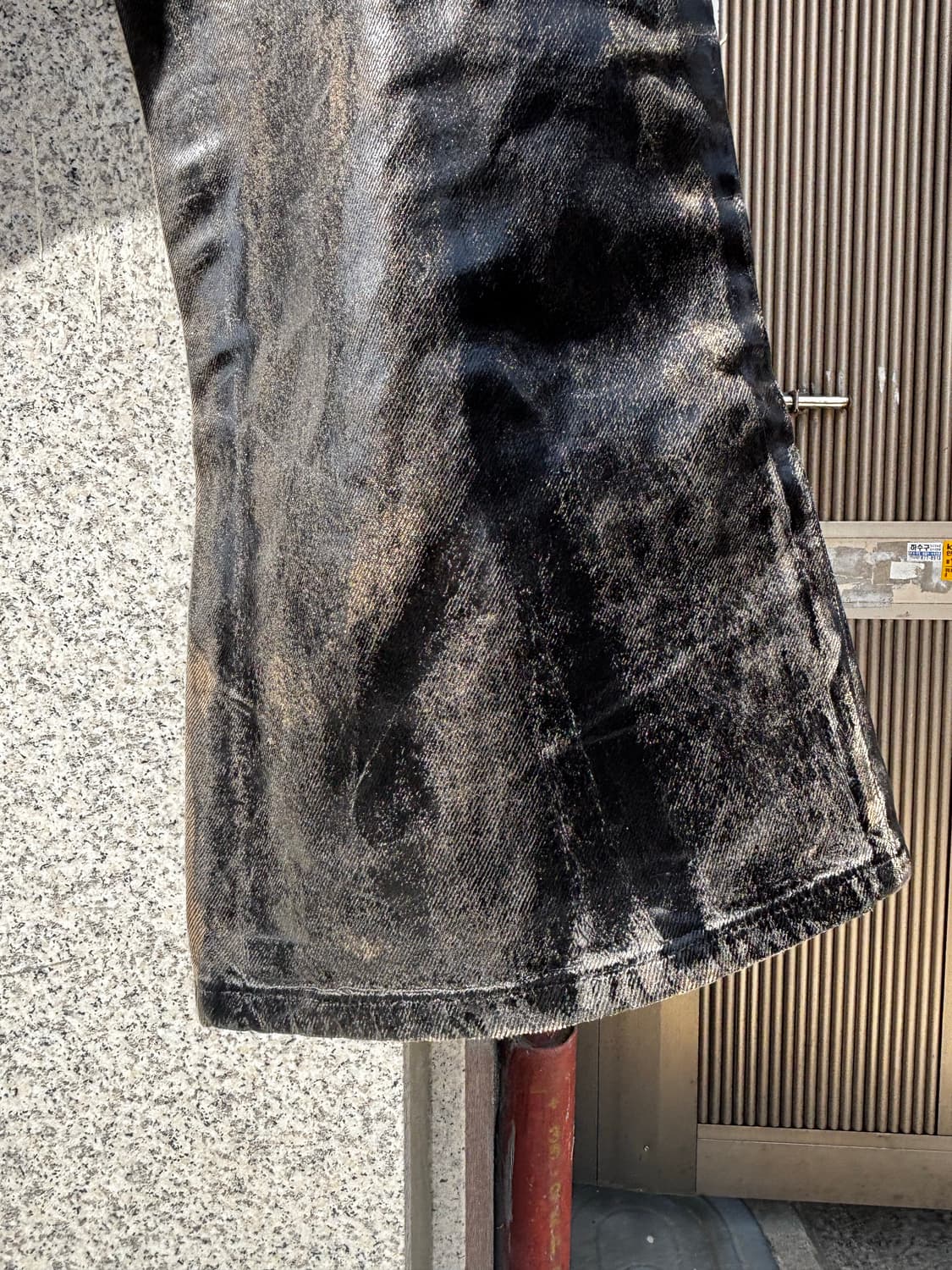 자라 코팅 데님 팬츠 상품이미지6