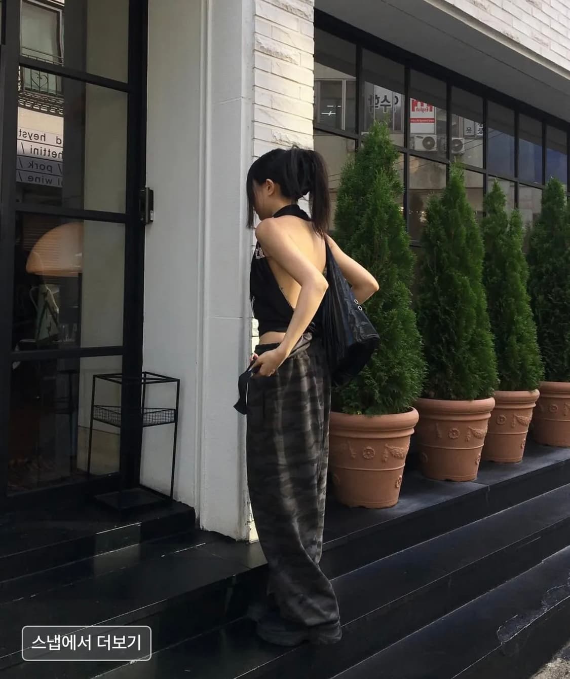 13 HALTER SLEEVELESS [BLACK] 상품이미지2