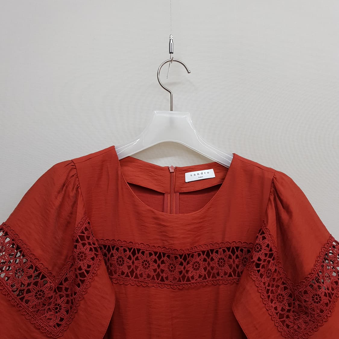 SANDRO 산드로 레이스 패널 원피스 38사이즈 상품이미지3