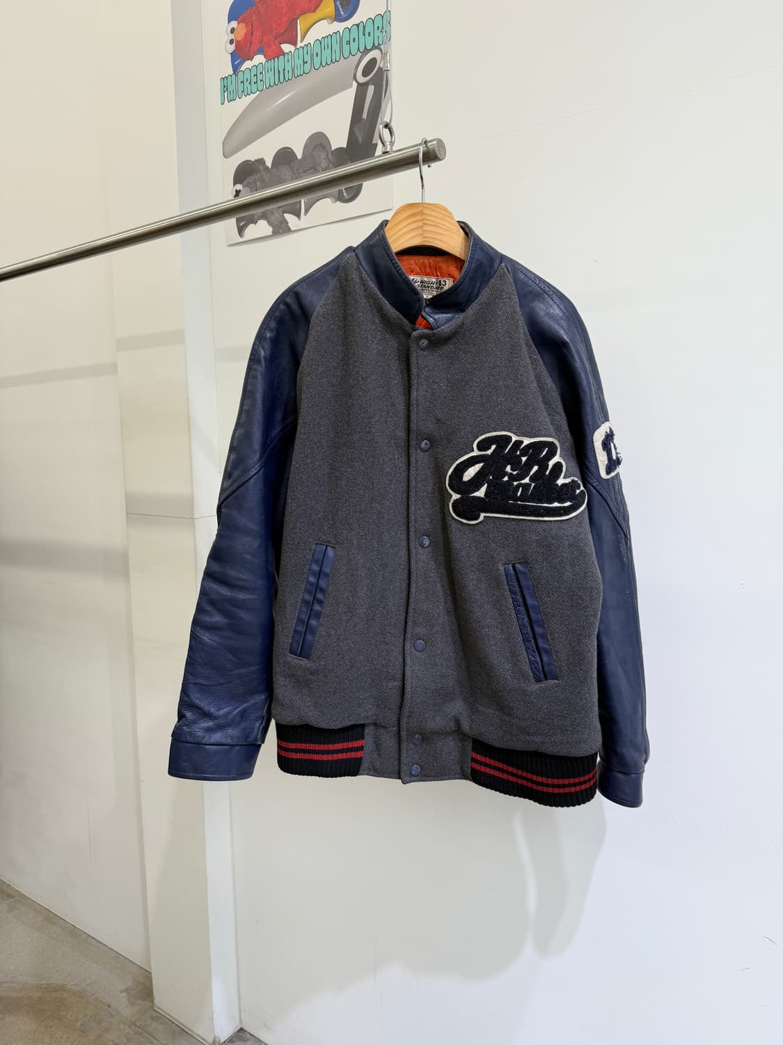 빈티지 바시티 자켓 상품이미지1