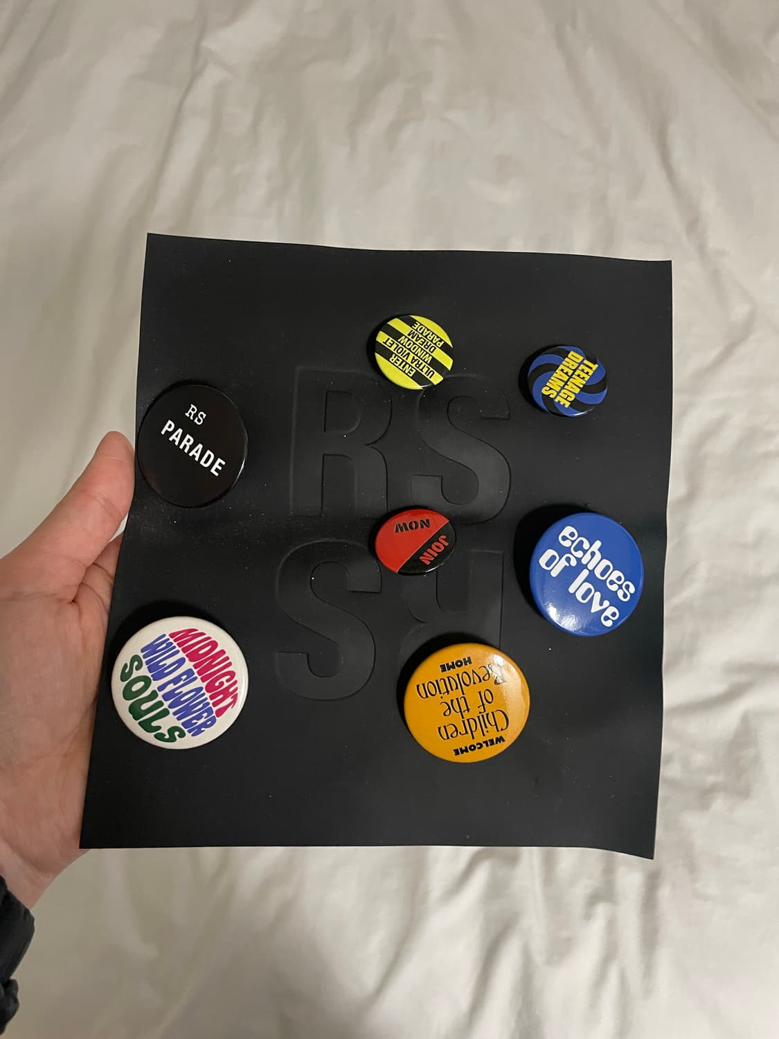 라프시몬스 뱃지 세트 상품이미지1