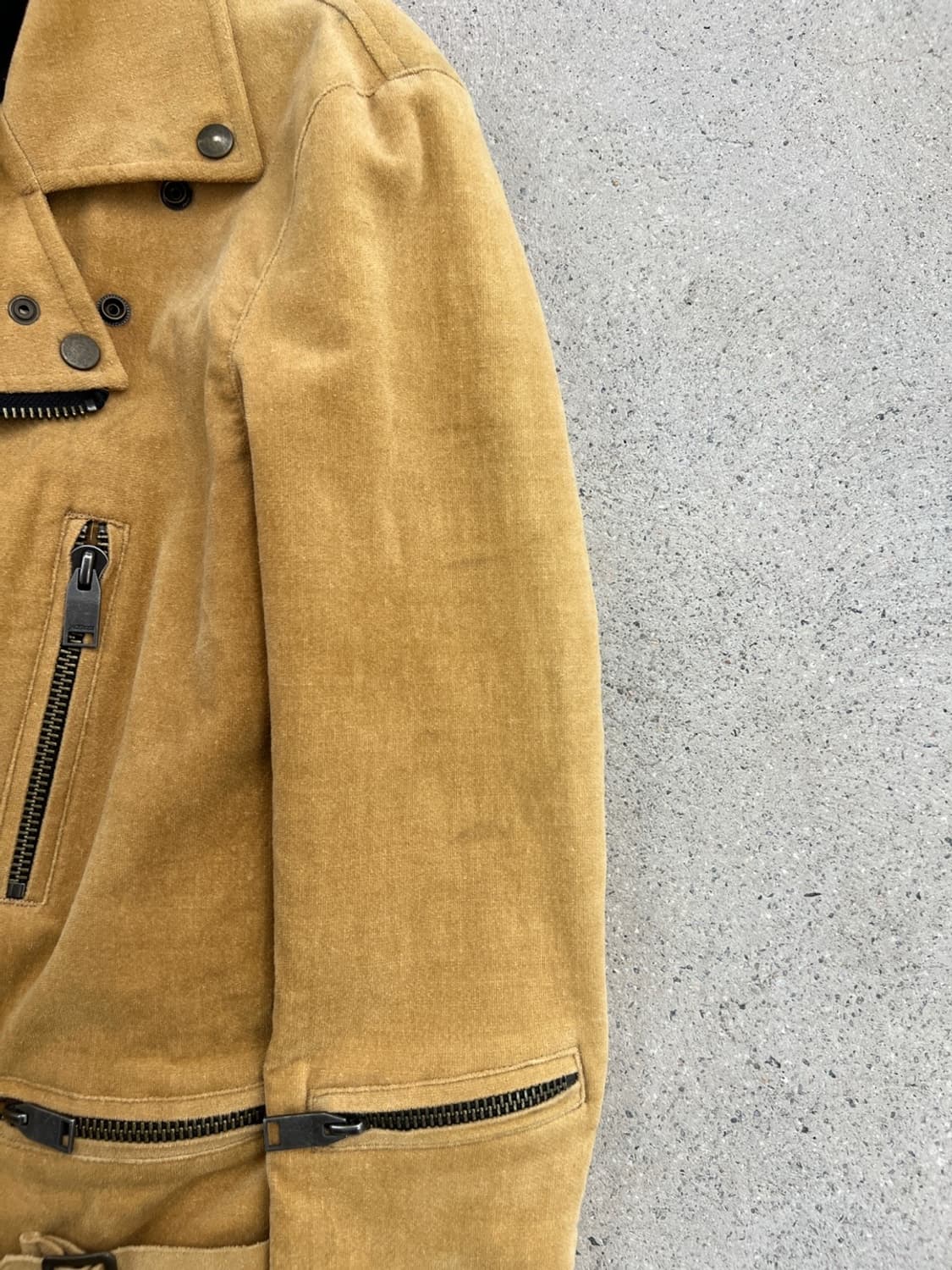 잭로즈 코듀로이 벨벳 코튼 라이더 자켓 상품이미지9