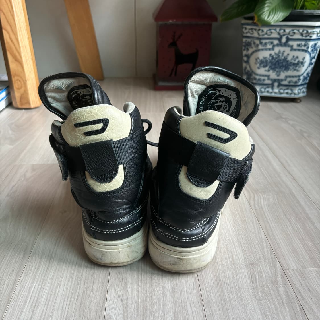 Diesel 디젤 아카이브 래더 하이탑 검정 상품이미지2