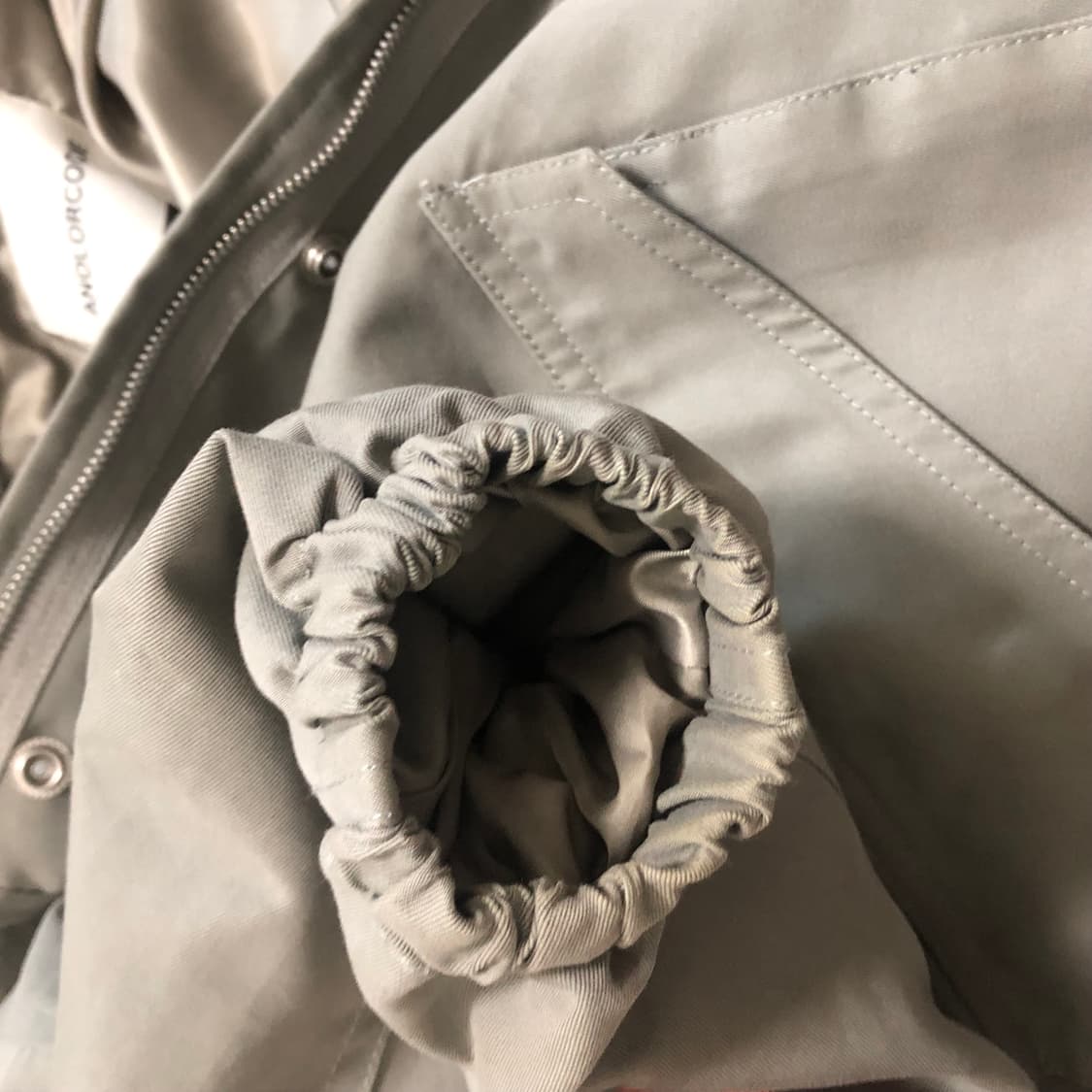 어널러코드 후드 숏점퍼 (베이지) 상품이미지6