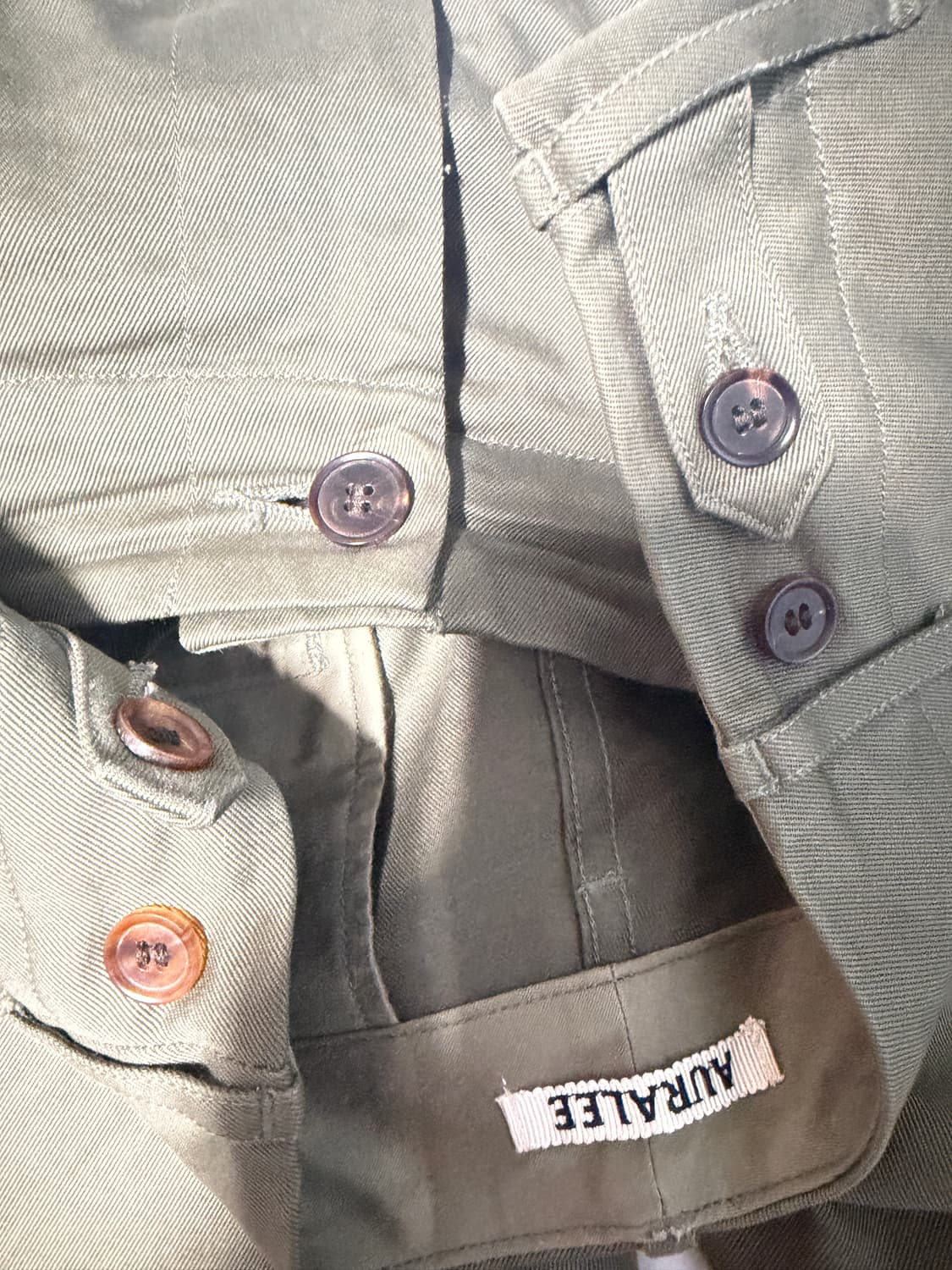 오라리 카키 치노팬츠 (사이즈3) 상품이미지3