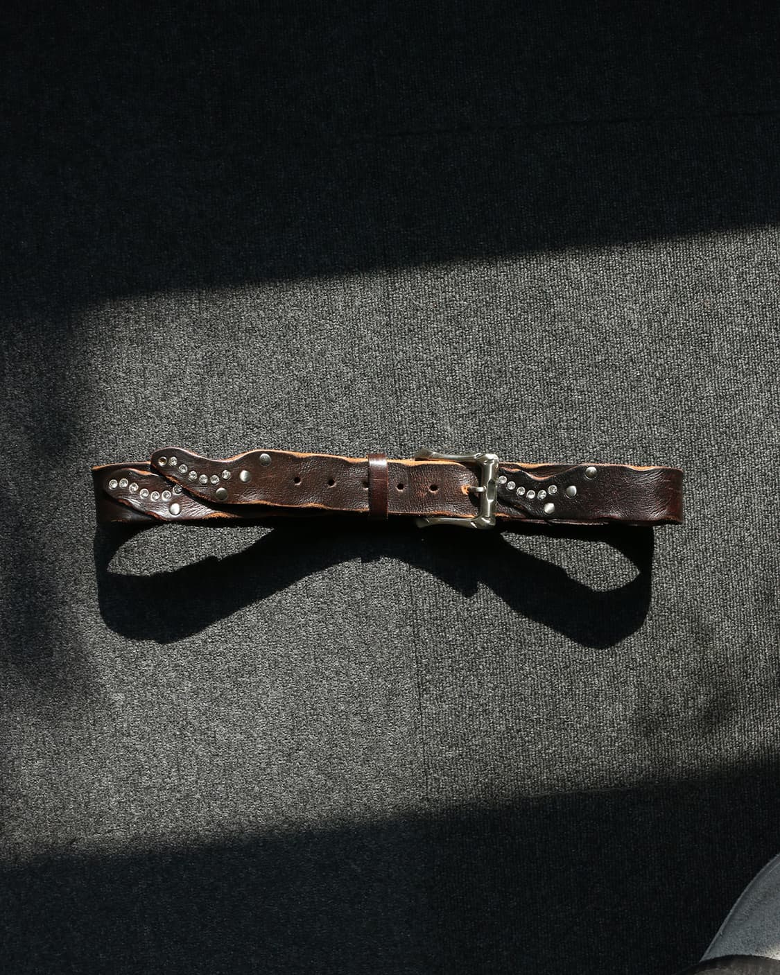 빈티지 스터드 레더 벨트  상품이미지1