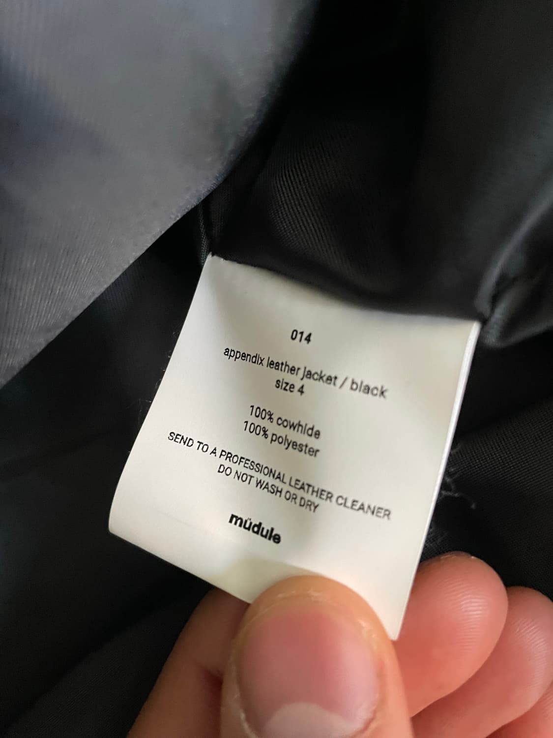 [4] 머듈 레더 자켓 014 appendix 상품이미지5