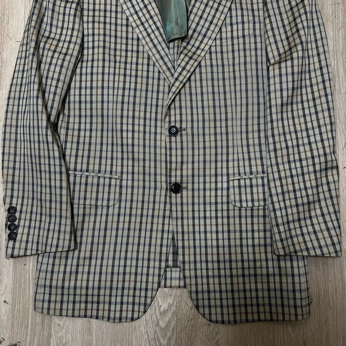 닥스 남성 체크 정장 자켓 L/100  상품이미지3