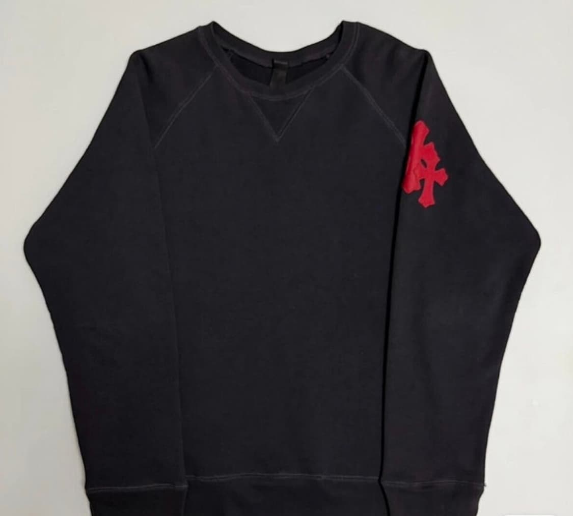 크롬하츠 레더패치 맨투맨 상품이미지1