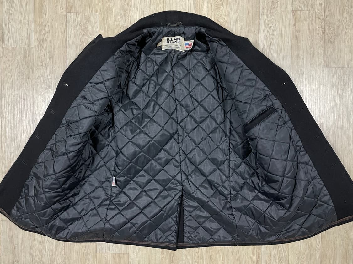 95~100) 쇼트 미군 10버튼 울 피코트(미국제)RRL&LVC&폴로 상품이미지5