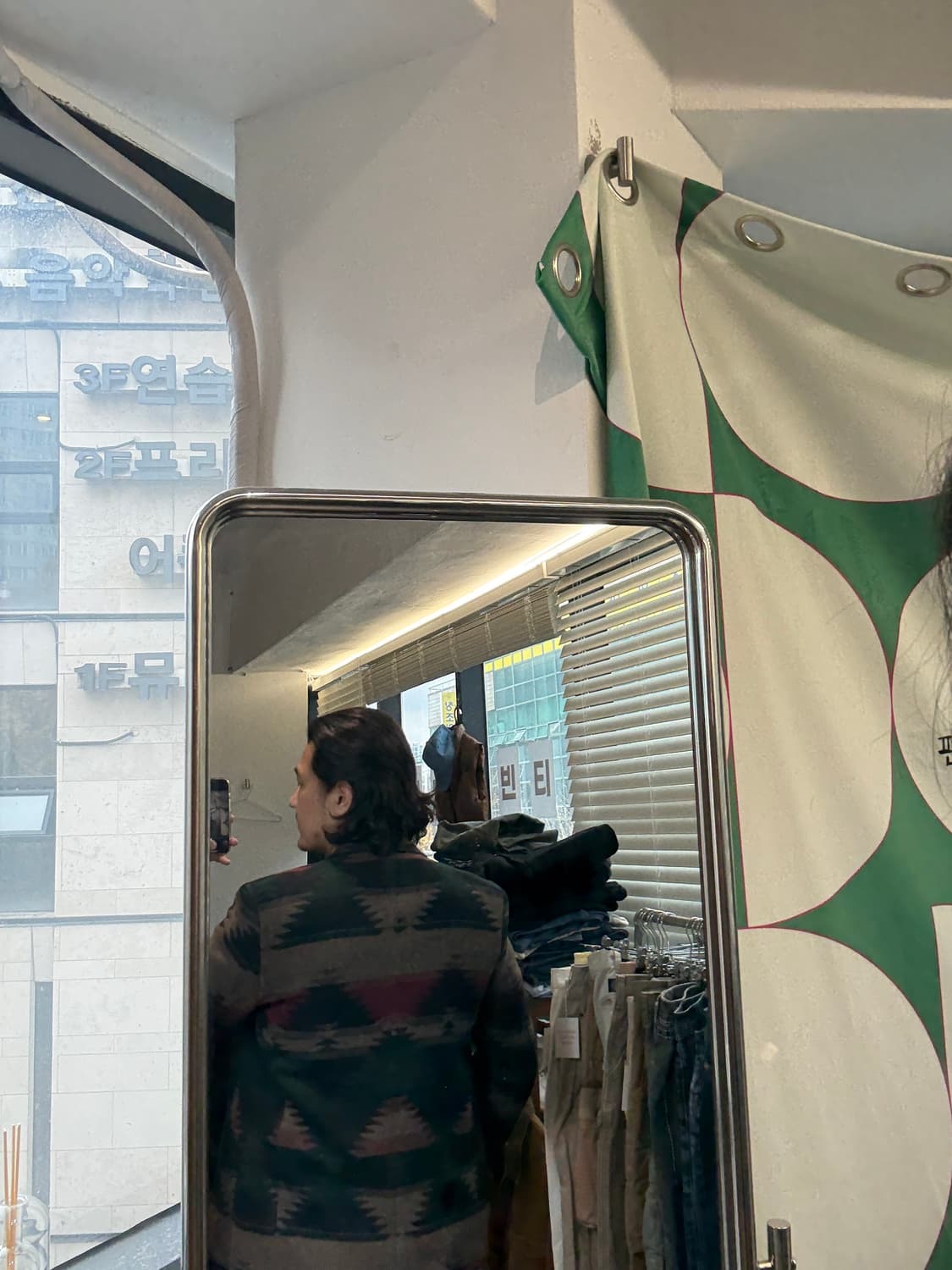 USA made Silverado 나바호 패턴 울 블레이져 상품이미지7