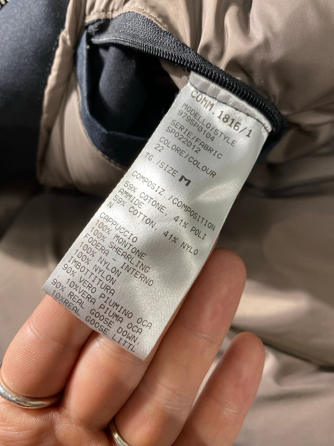 [M] Eleventy 일레븐티 이태리메이드 구스다운 투웨이 블루종 상품이미지9