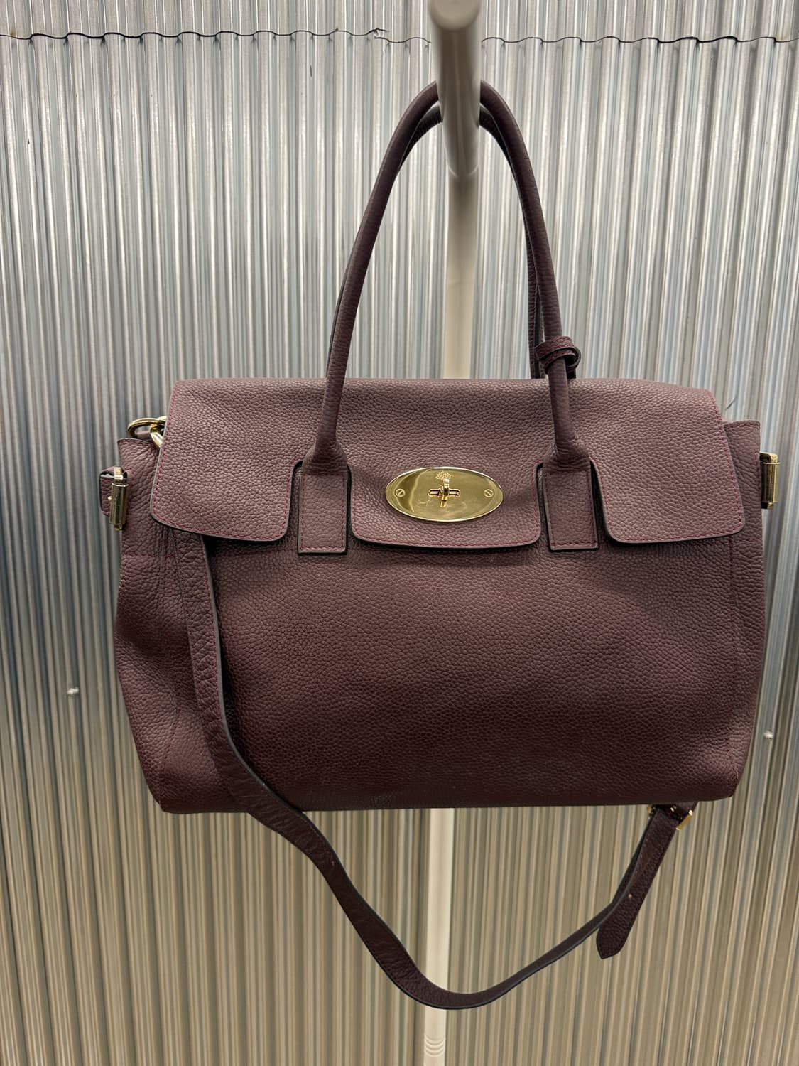 멀버리 정품 베이스워터 토트백 버건디 상품이미지5