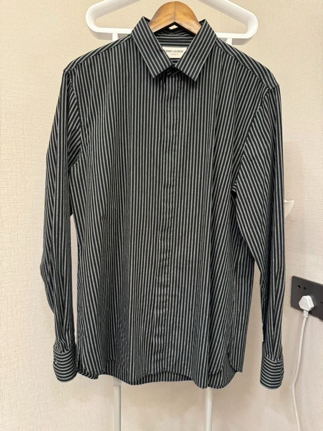 [차은우님 착용] 생로랑 22ss 스트라이프 셔츠 상품이미지3