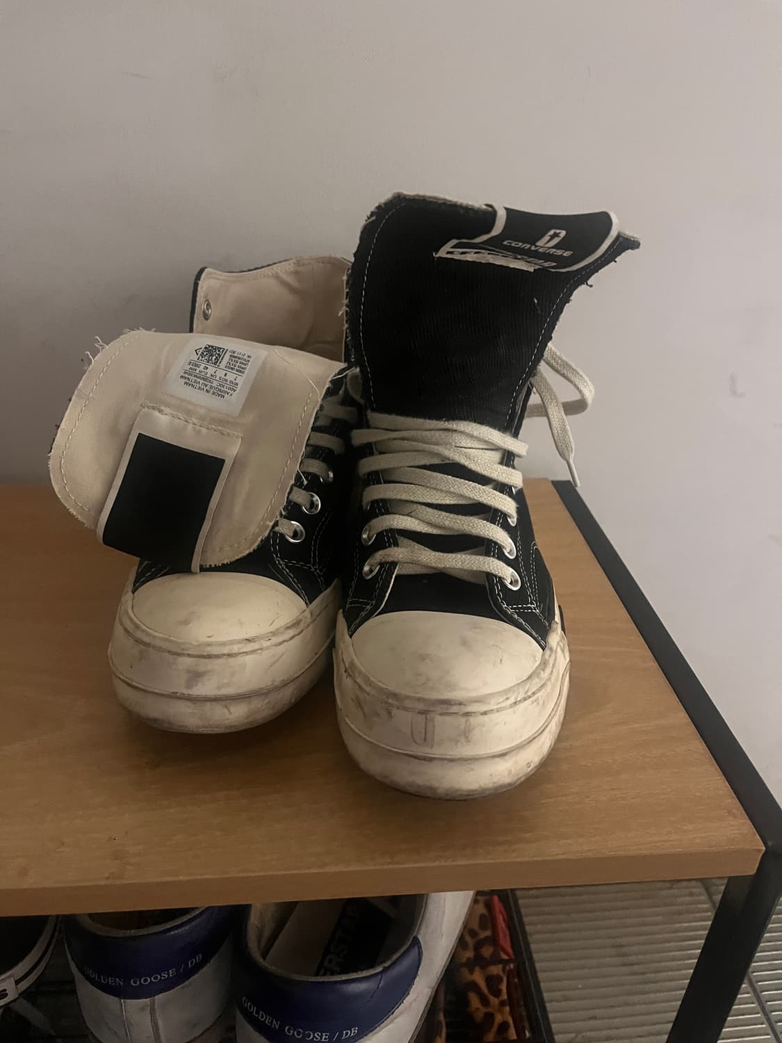 릭오웬스 다크쉐도우 x 컨버스 척 70 타크스타 상품이미지1