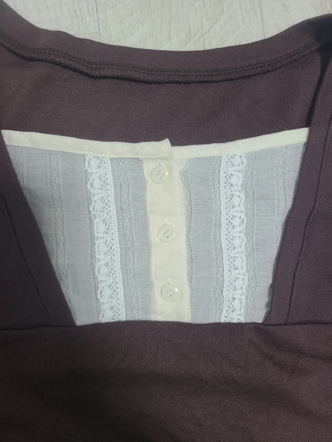 카모메산장 브라운 8부 티 상품이미지3