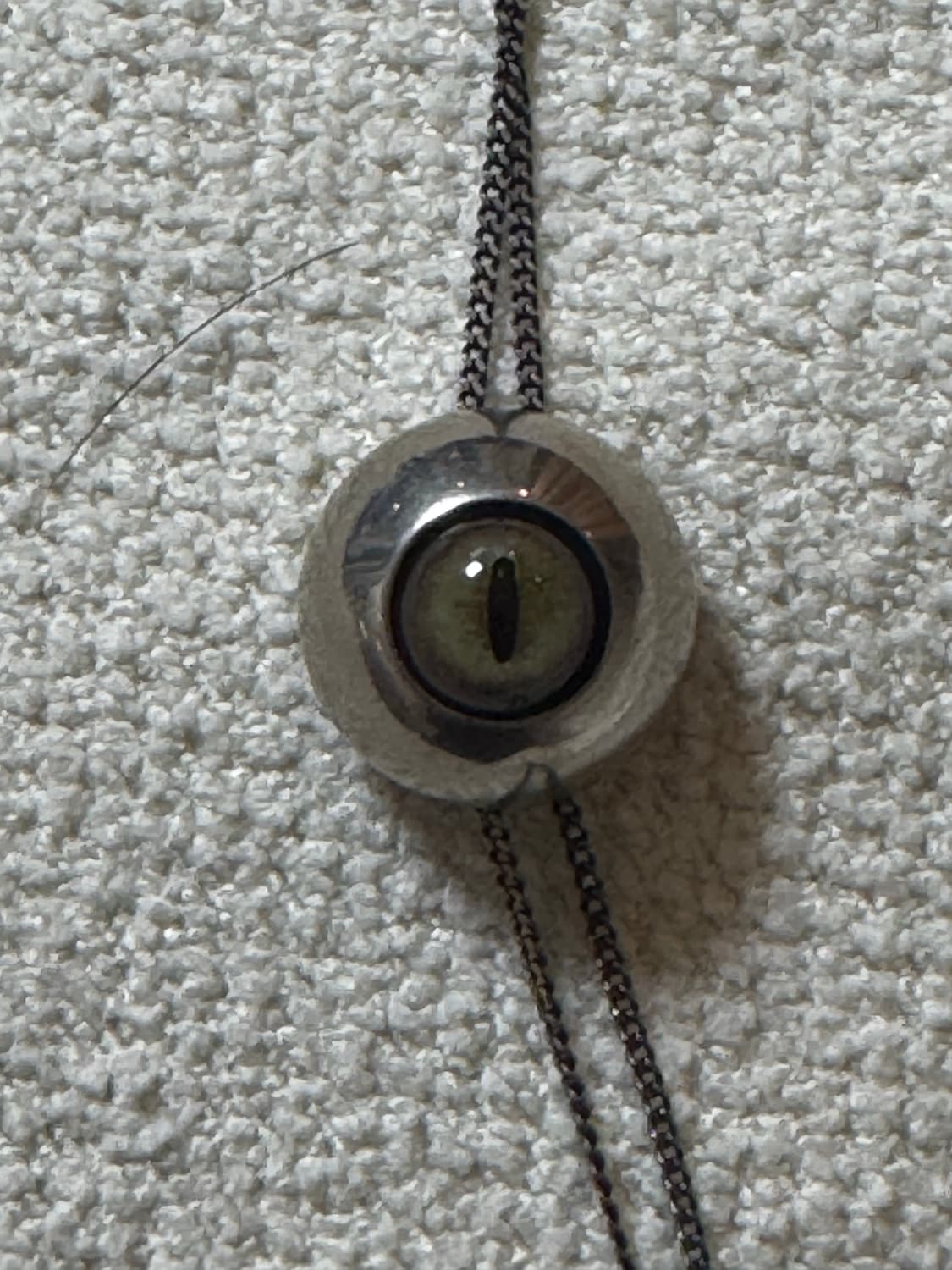 르메르 캣츠아이 래틀 볼로 타이 워터그린 상품이미지4