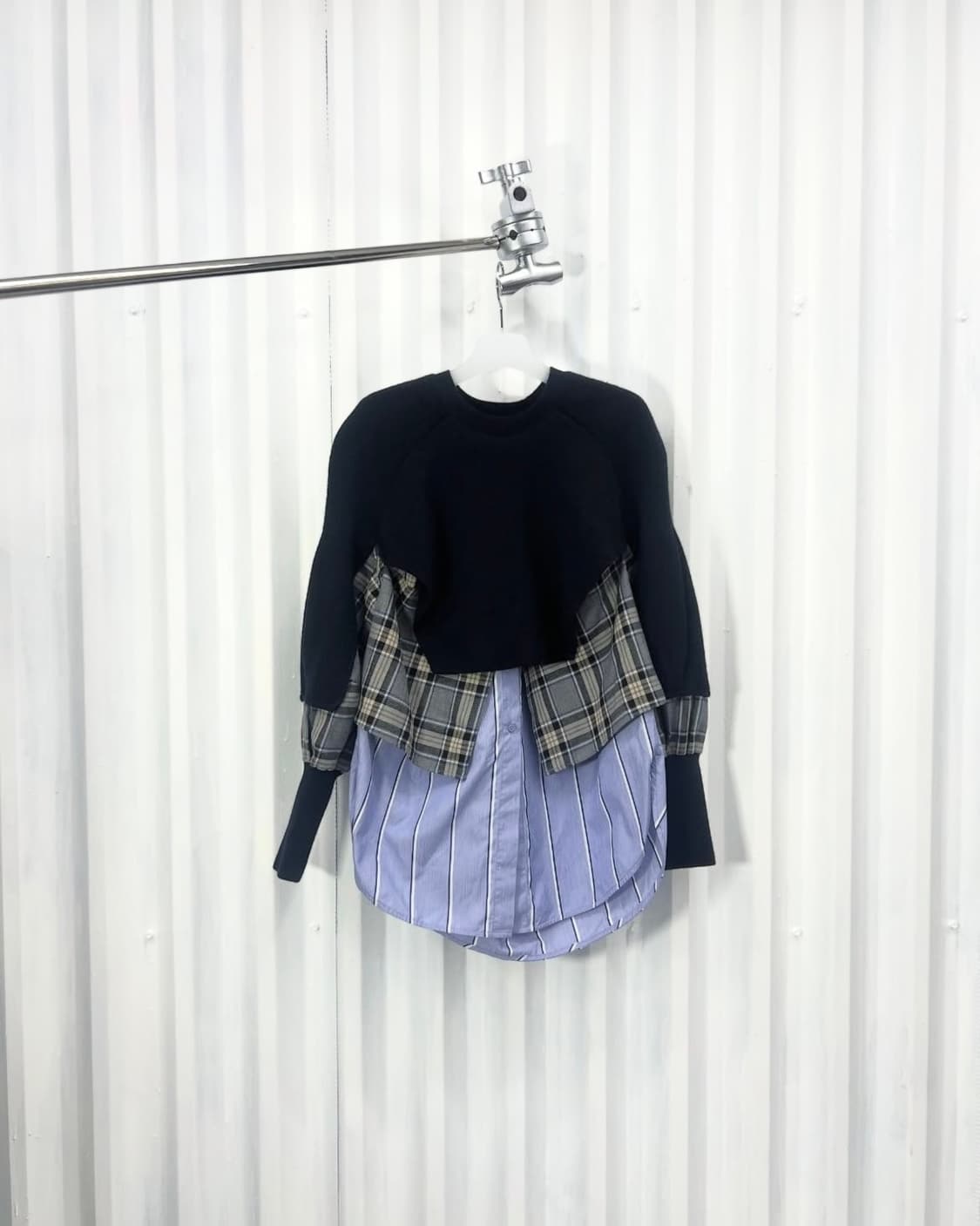 Enfold docking knit shirts 상품이미지4