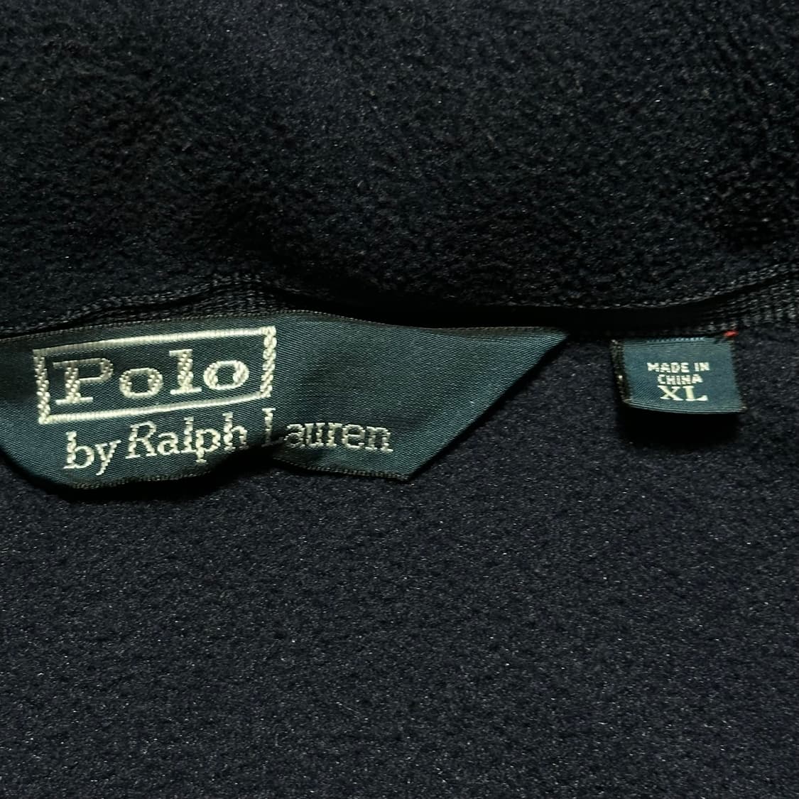 XL 폴로랄프로렌 레드 포니 네이비 플리스 자켓 상품이미지4