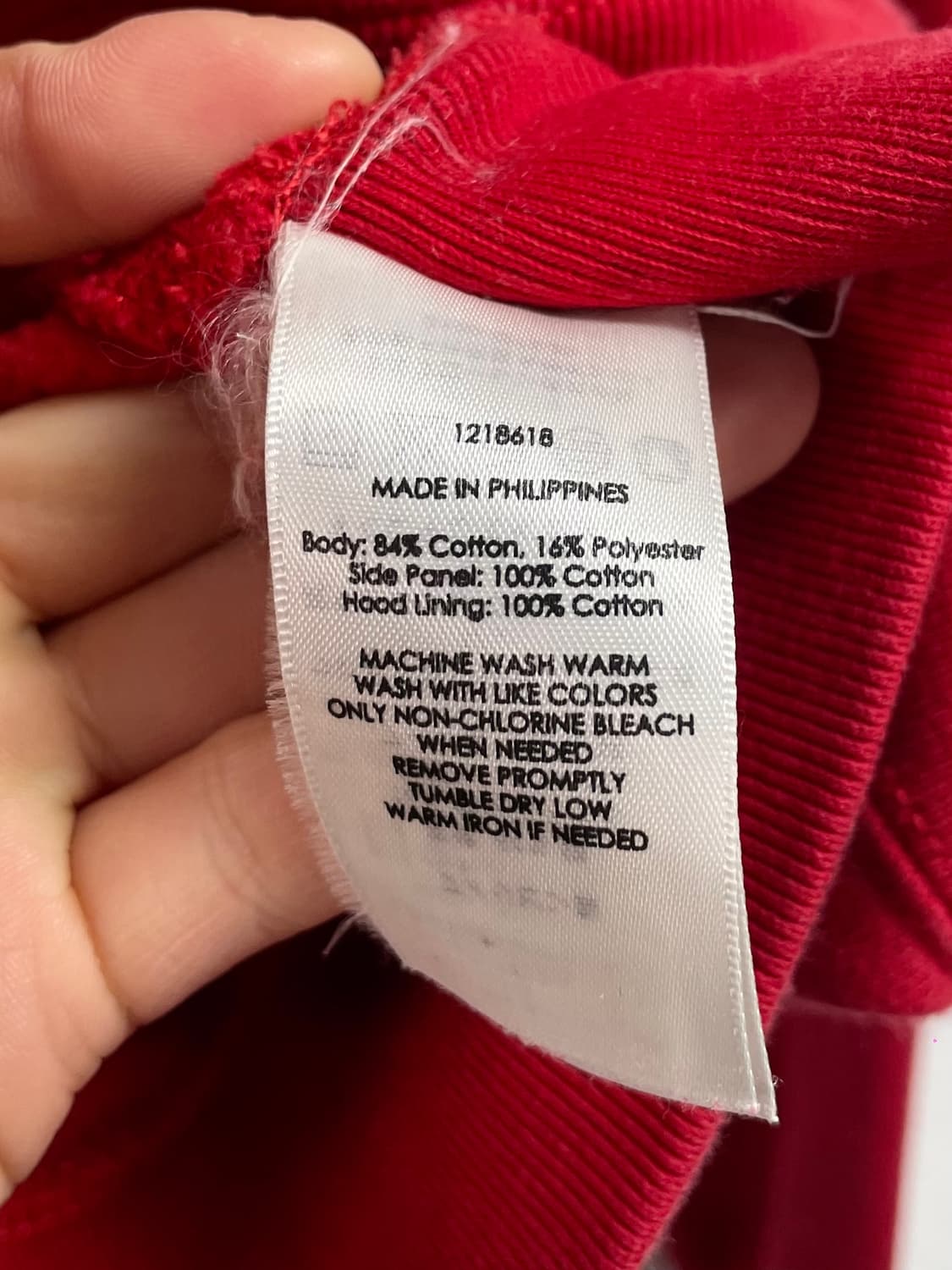 폴로 랄프로렌 빅포니 스칼렛 레드 후드티 (on.420) 상품이미지7