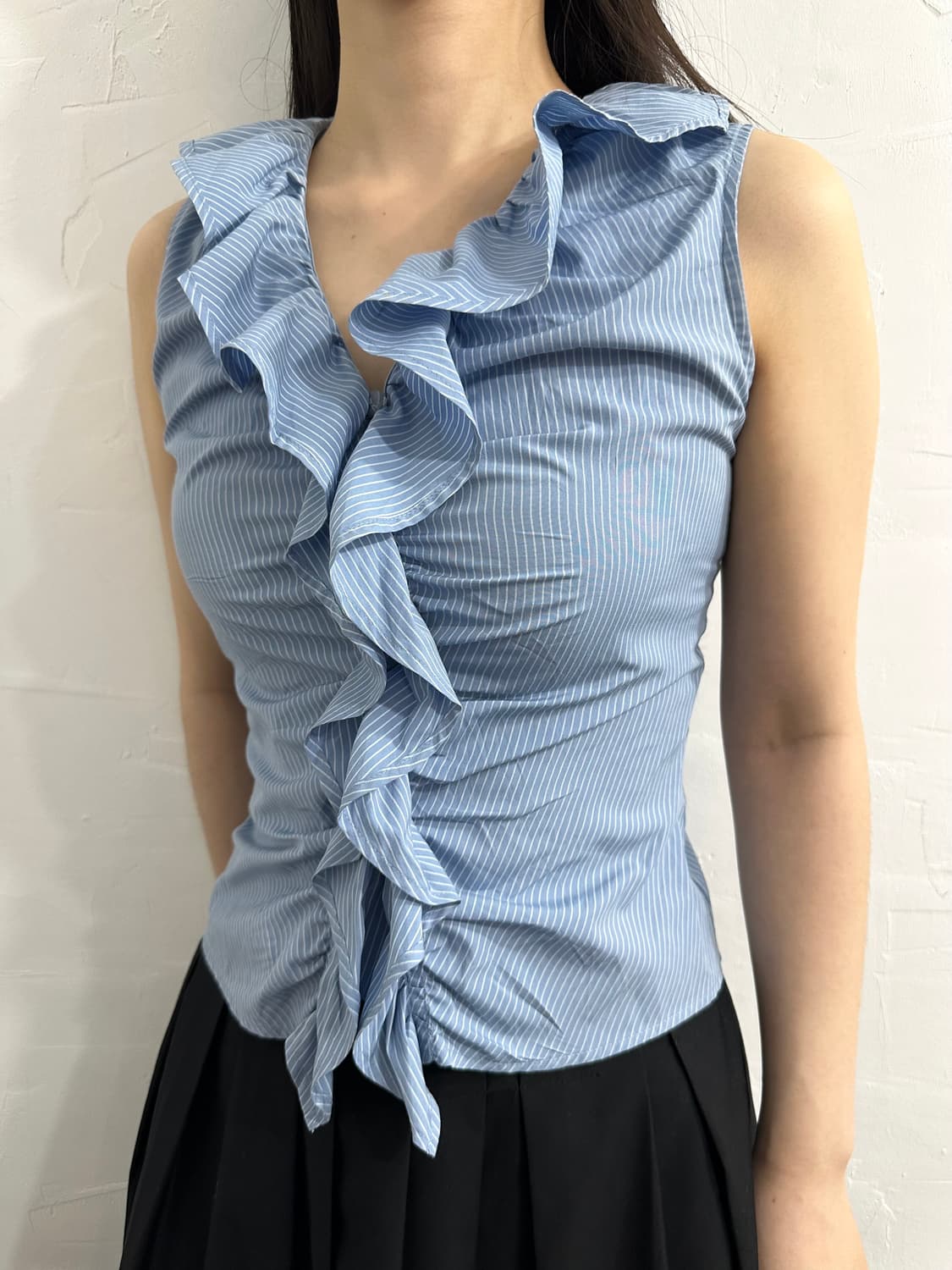 nara camicie ruffle shirt 상품이미지2